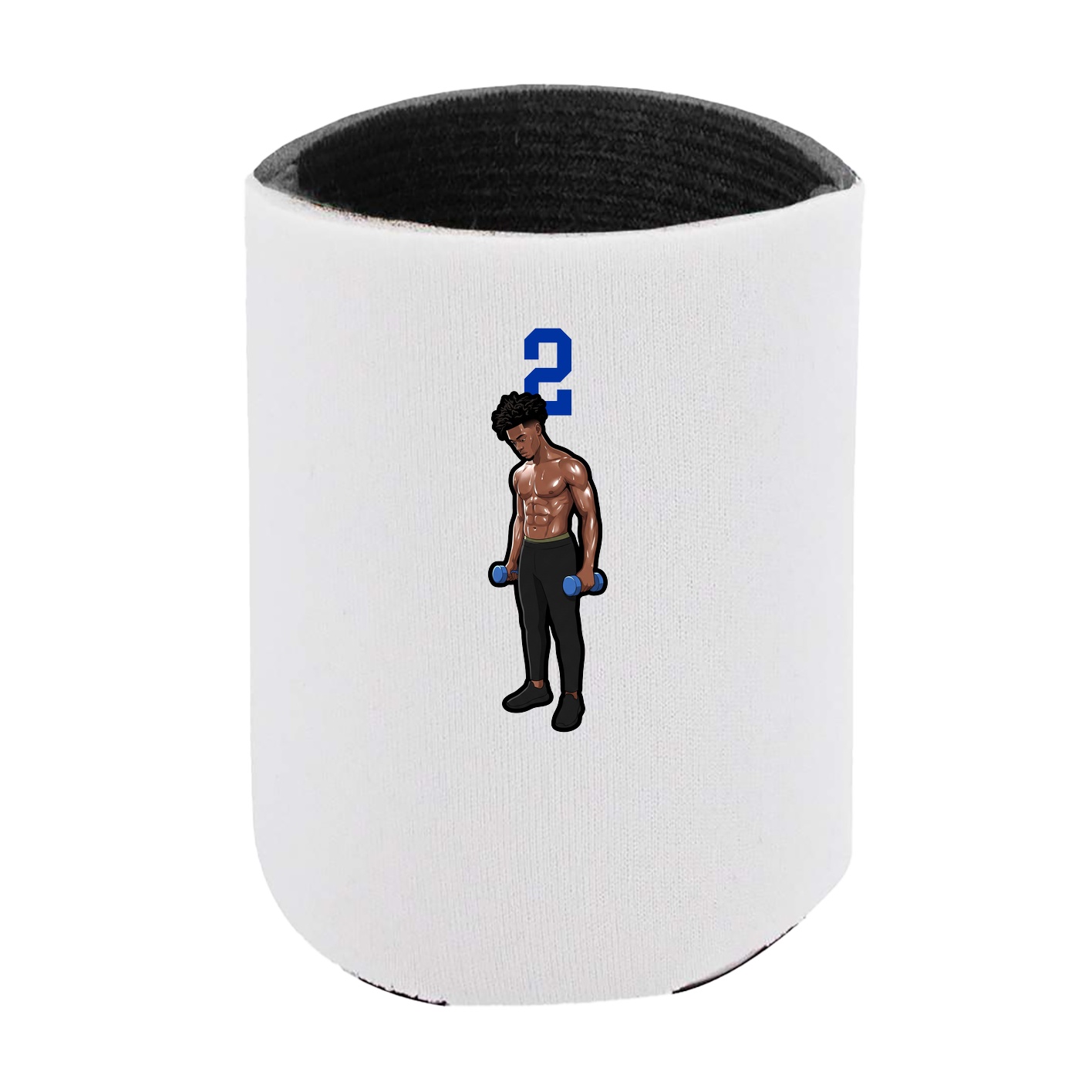 Can Holder — Number Top in White
