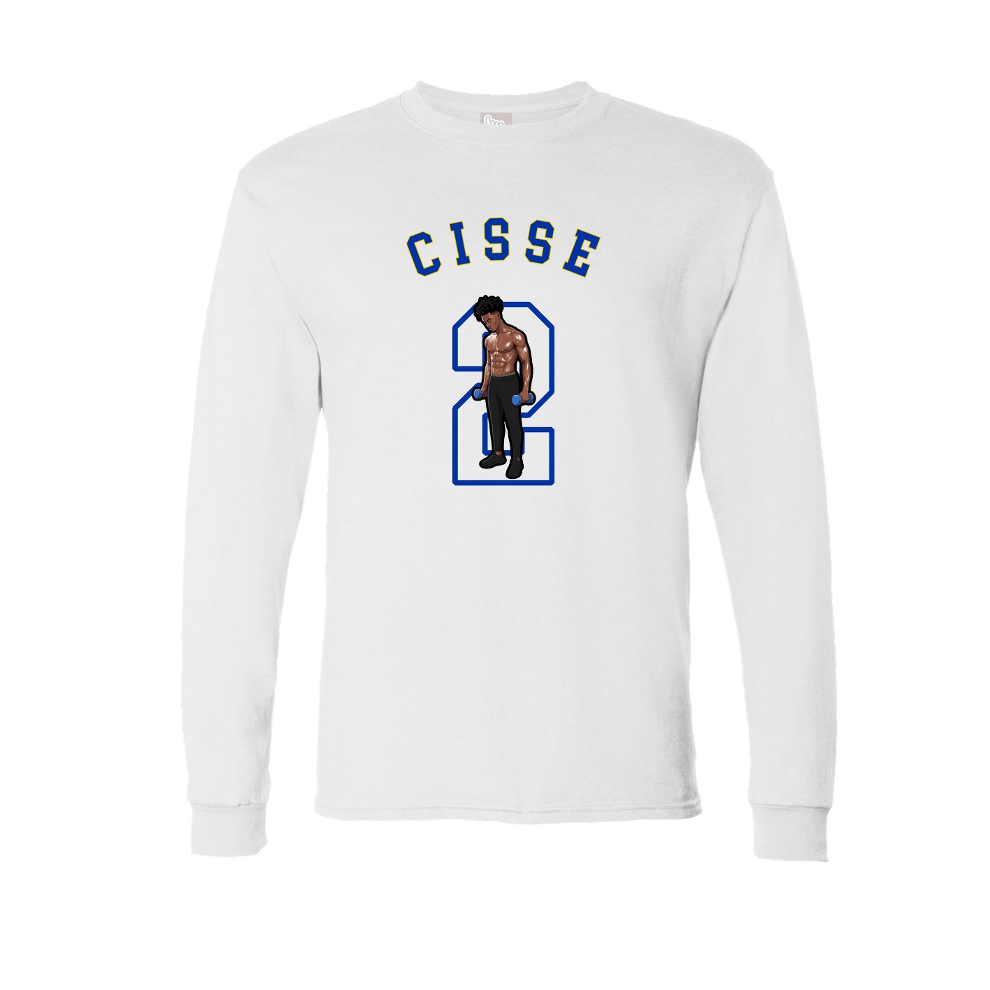 Long Sleeve Tee — Shirsey Arch in White