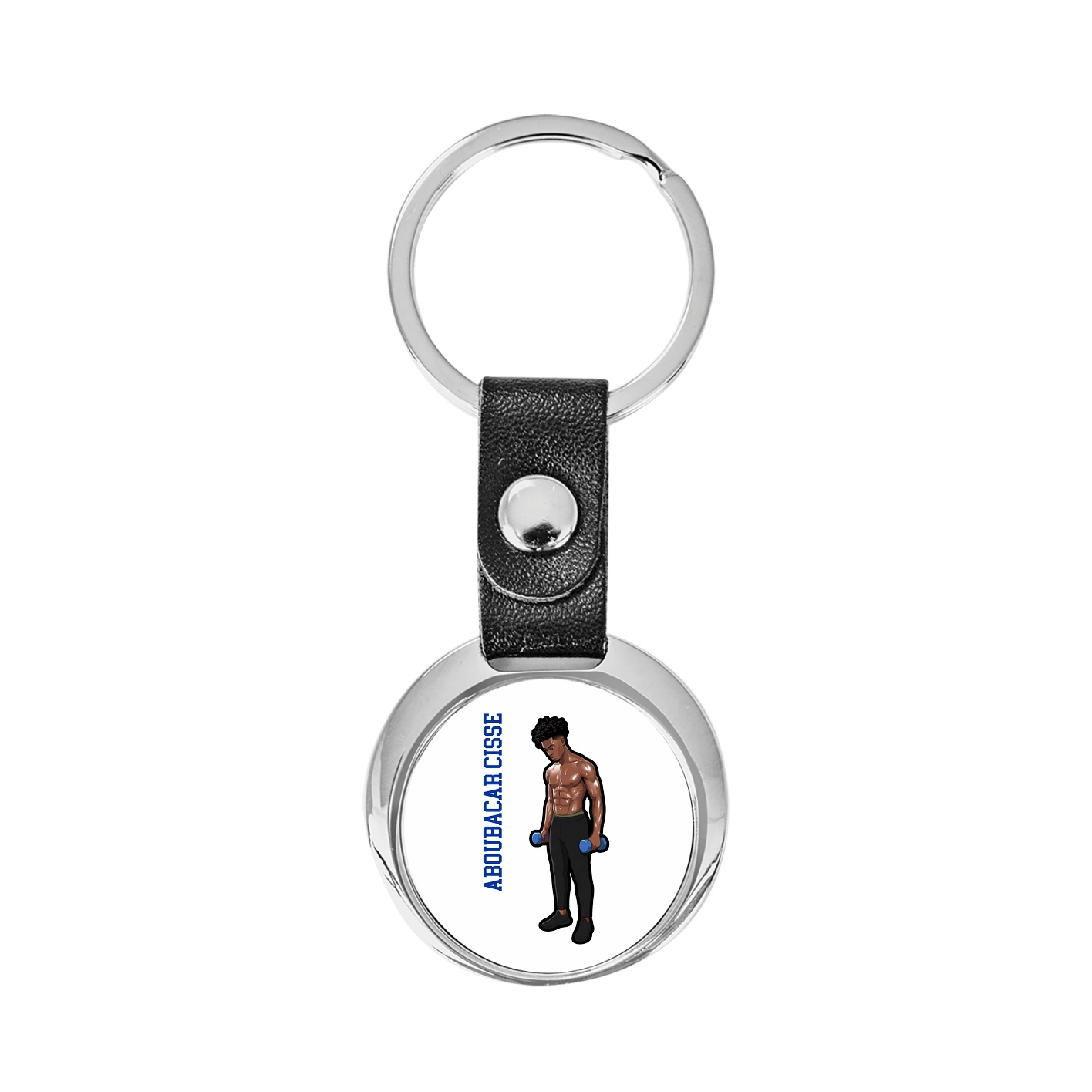 Key Chain — Name Vertical in Classic