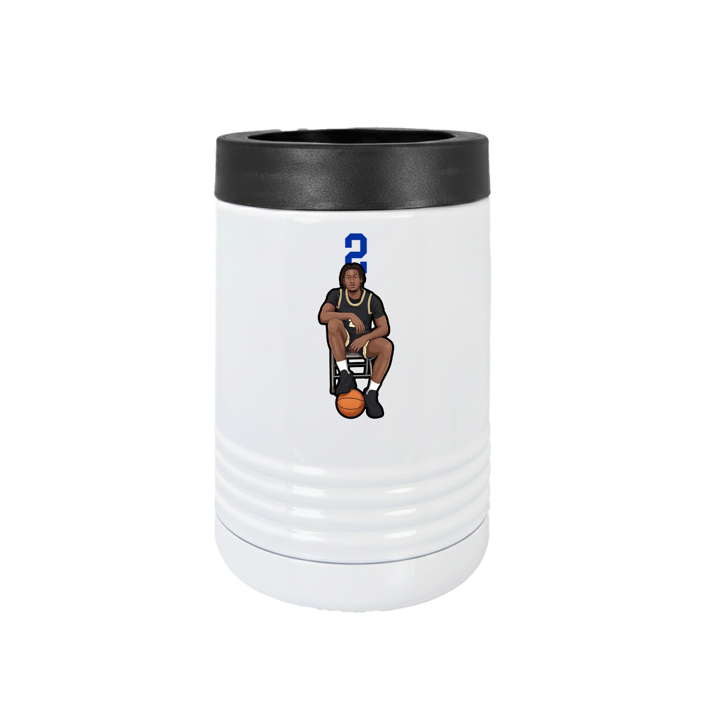 Beverage Holder — Number Top in White