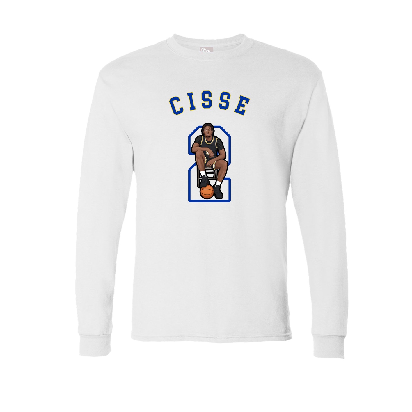 Long Sleeve Tee — Shirsey Arch in White