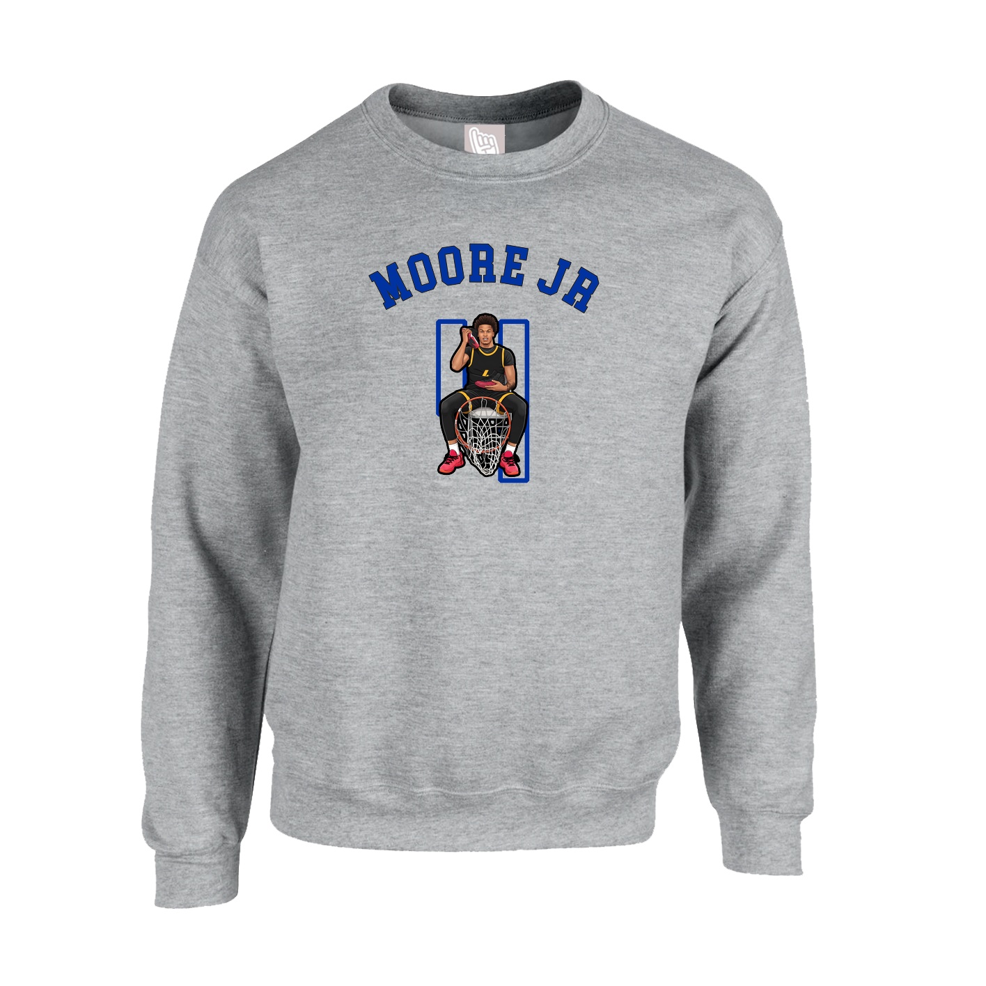 Fleece Crew — Shirsey Arch in Grey