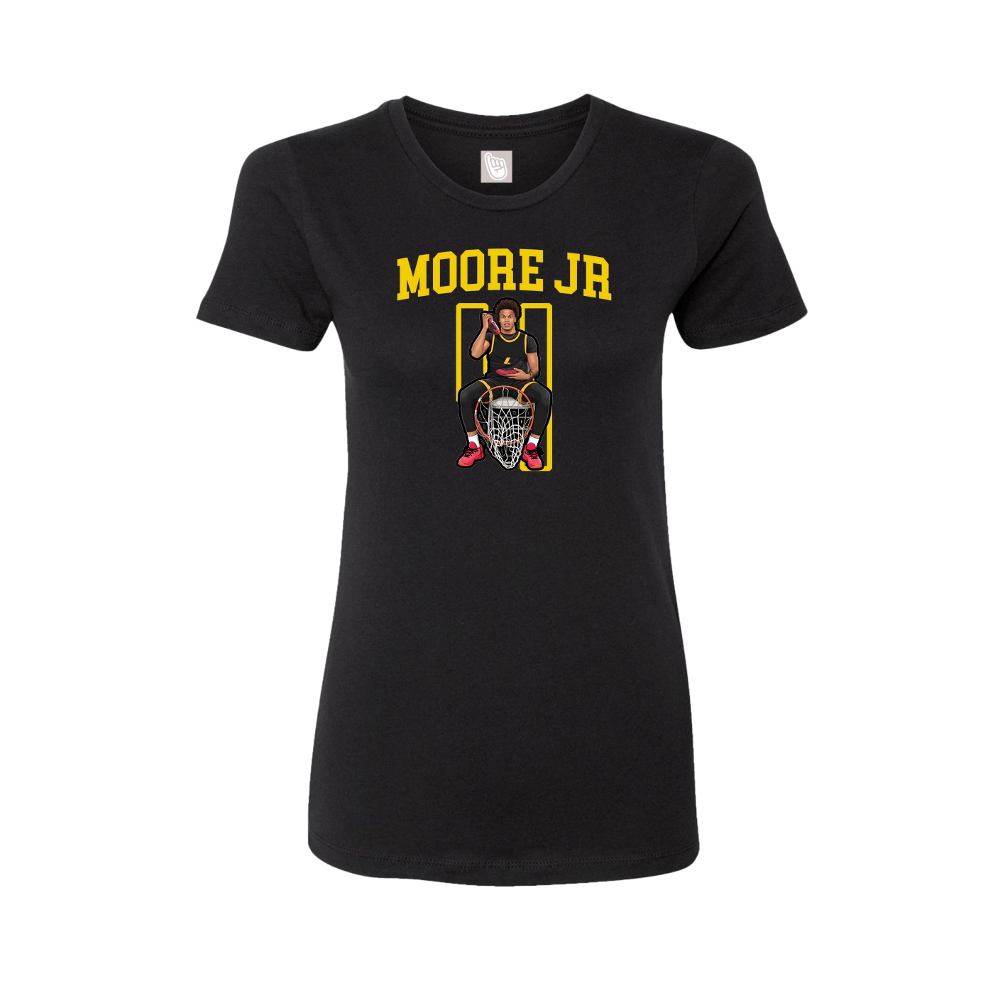 Fitted Women's Tee — Shirsey in Black