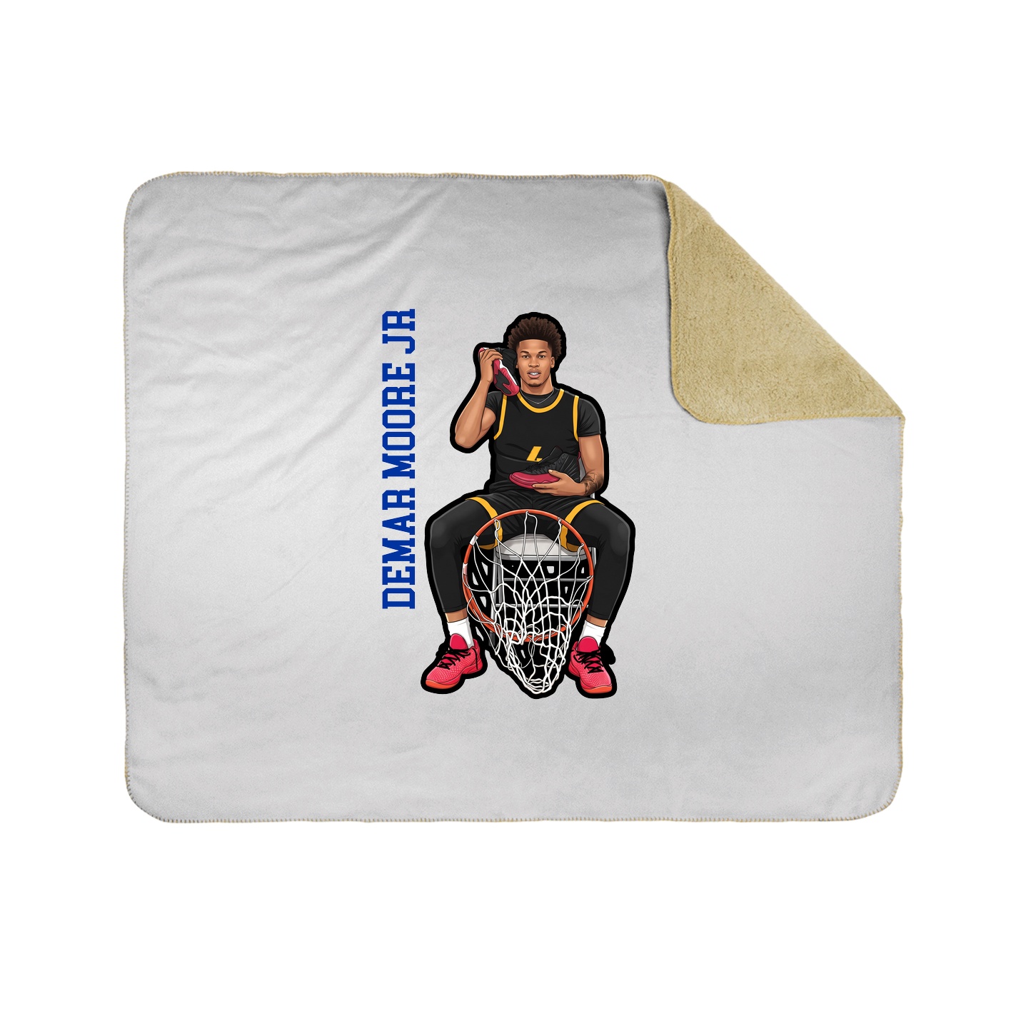 50x60 Sherpa Lined Throw Blanket