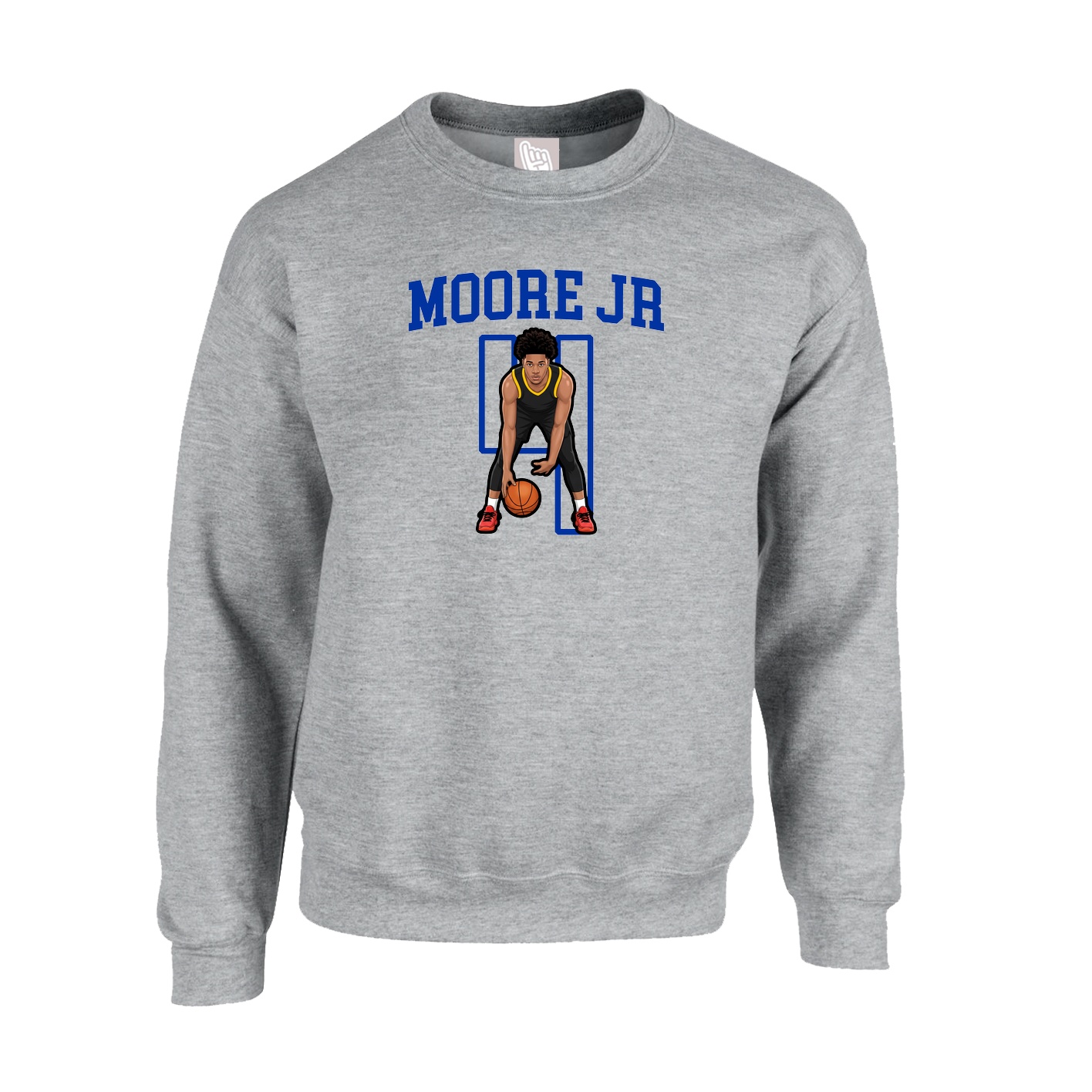 Fleece Crew — Shirsey in Grey