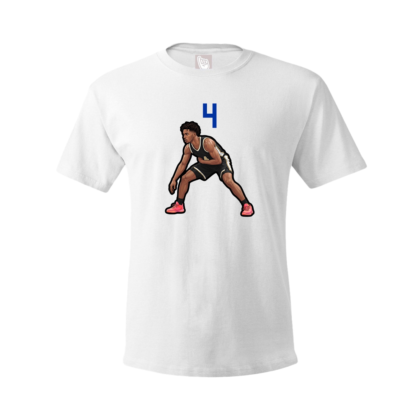 Tee — Number Top in White