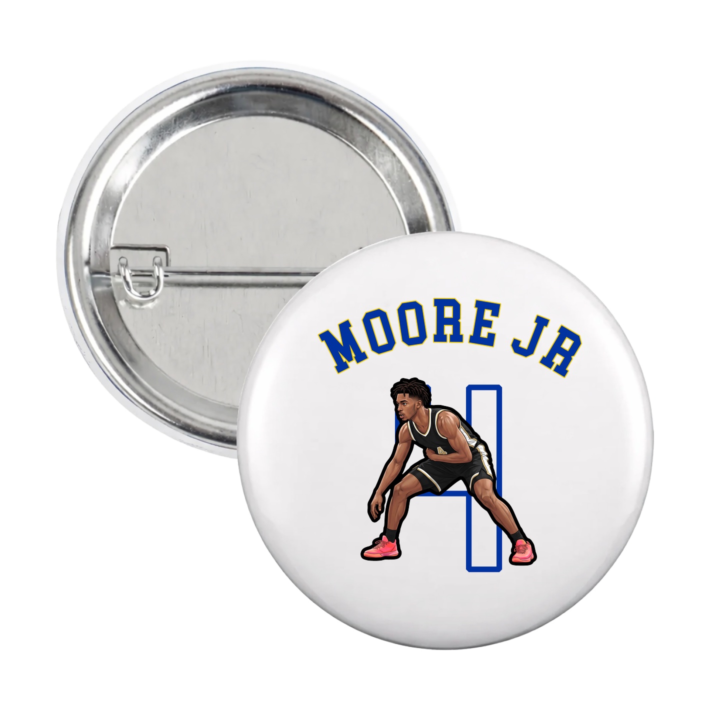 Game Day Button — Shirsey Arch in White