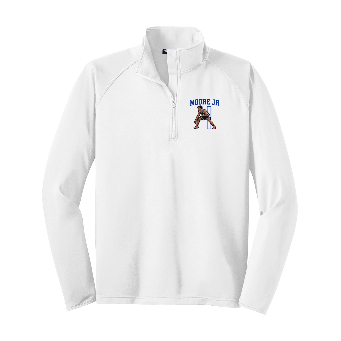Q-Zip Pullover — Shirsey in White