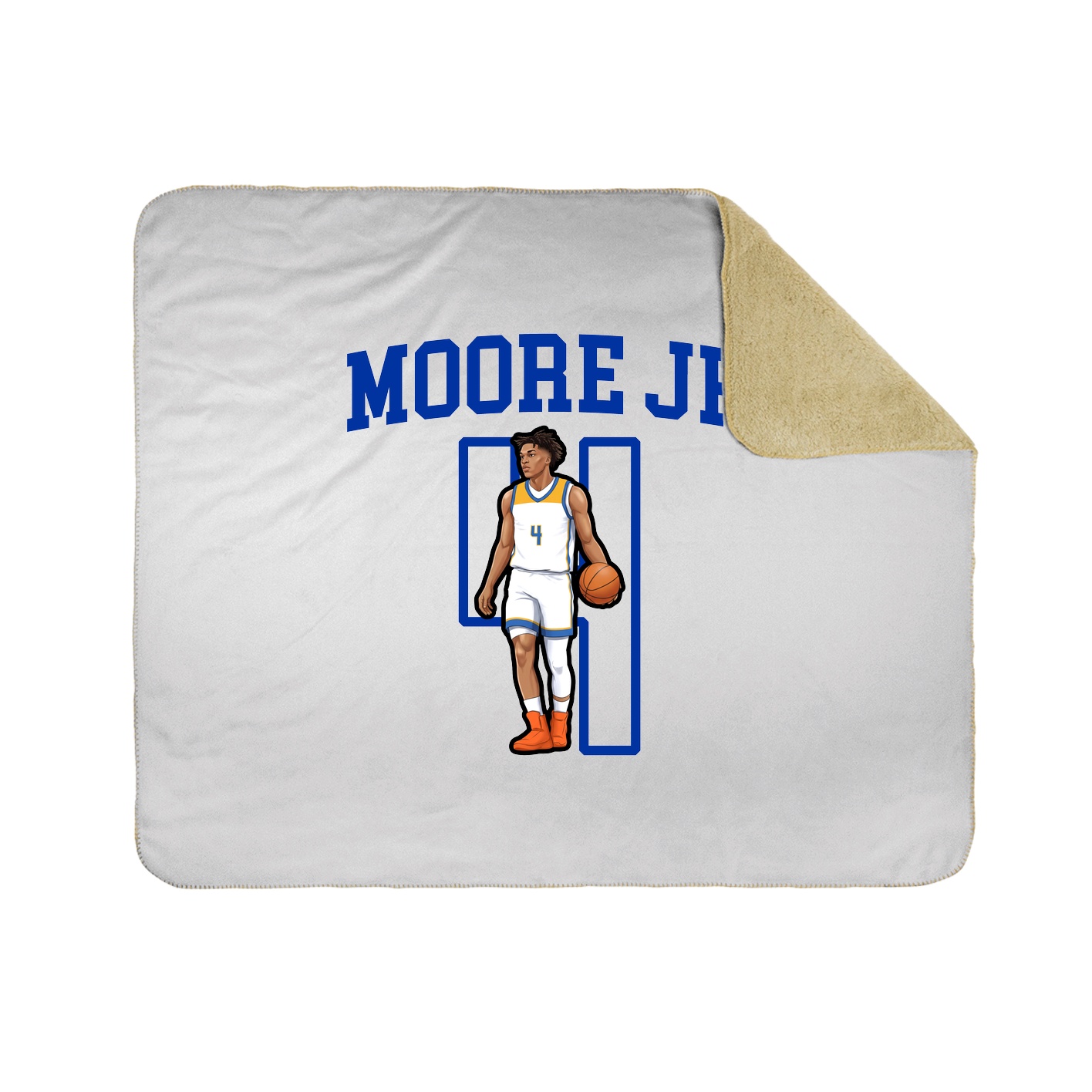 Throw Blanket — Shirsey in White