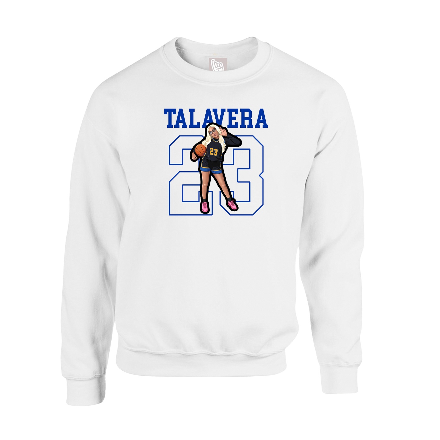 Fleece Crew — Shirsey in White