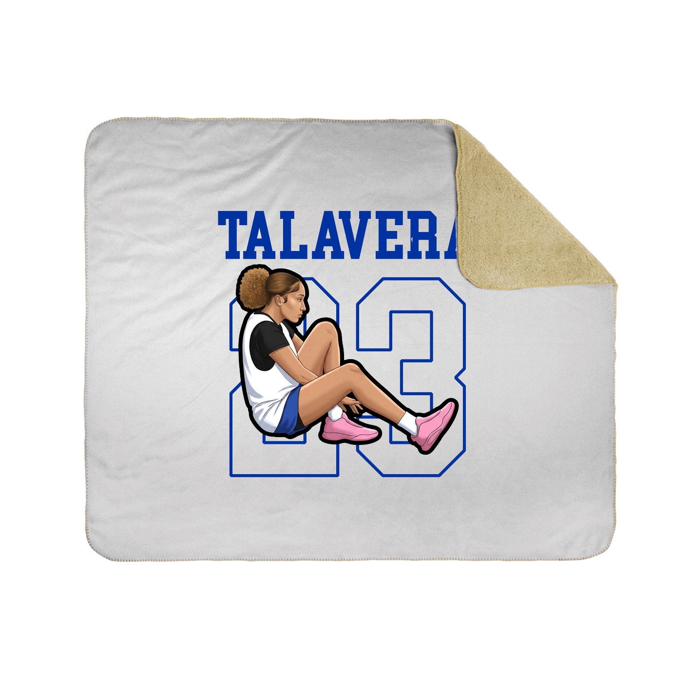 Throw Blanket — Shirsey in White