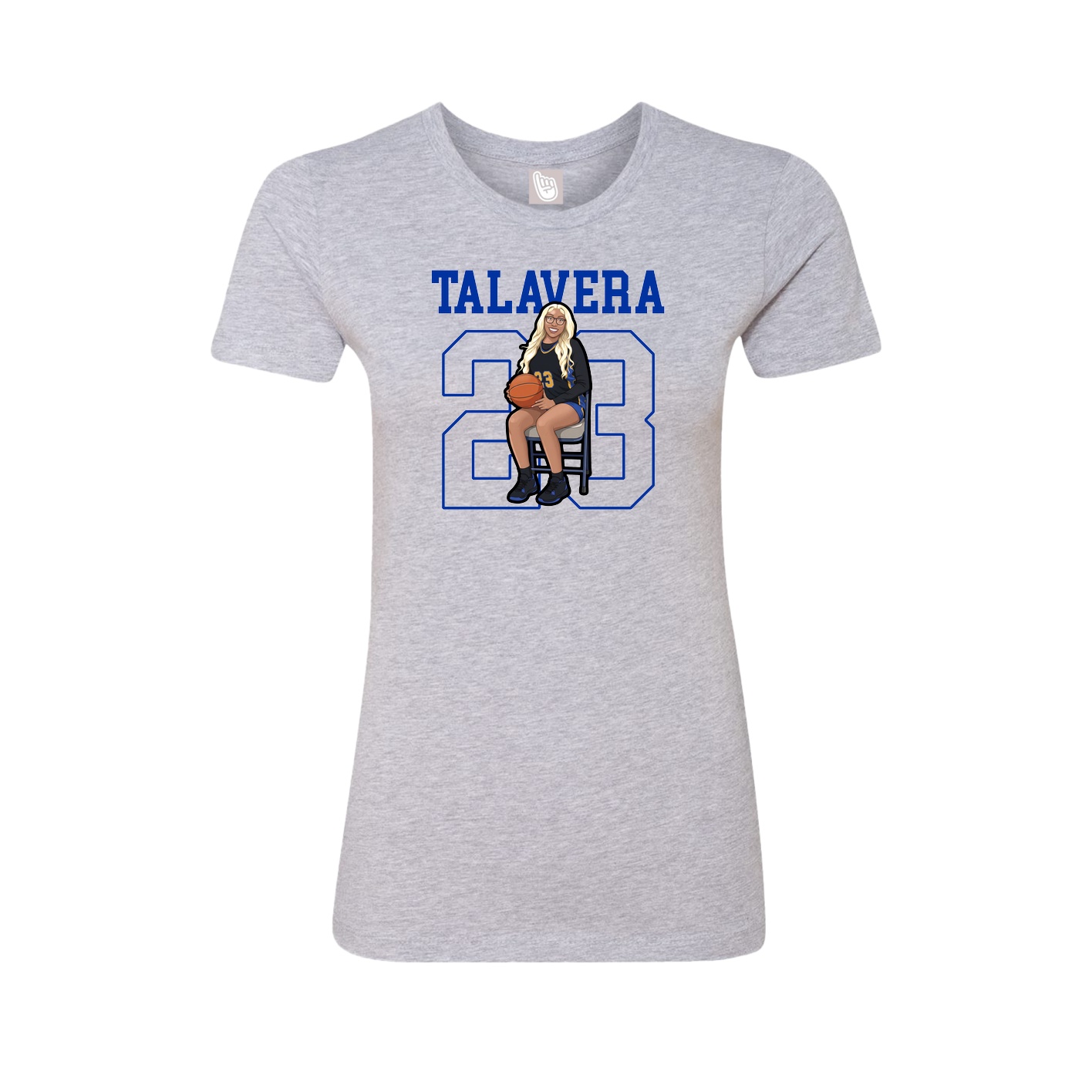 Fitted Women's Tee — Shirsey in Grey
