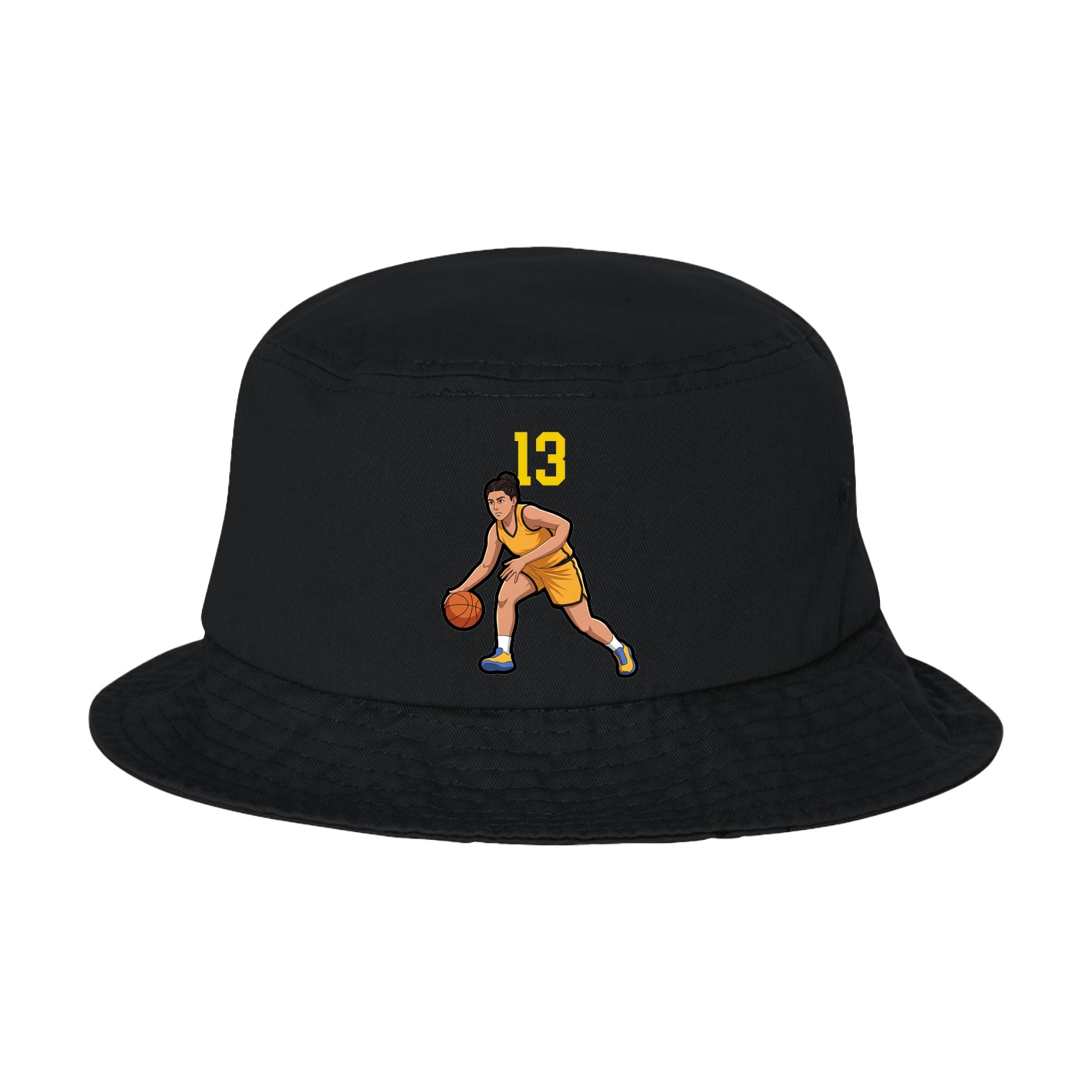 Bucket Cap — Number Top in Black