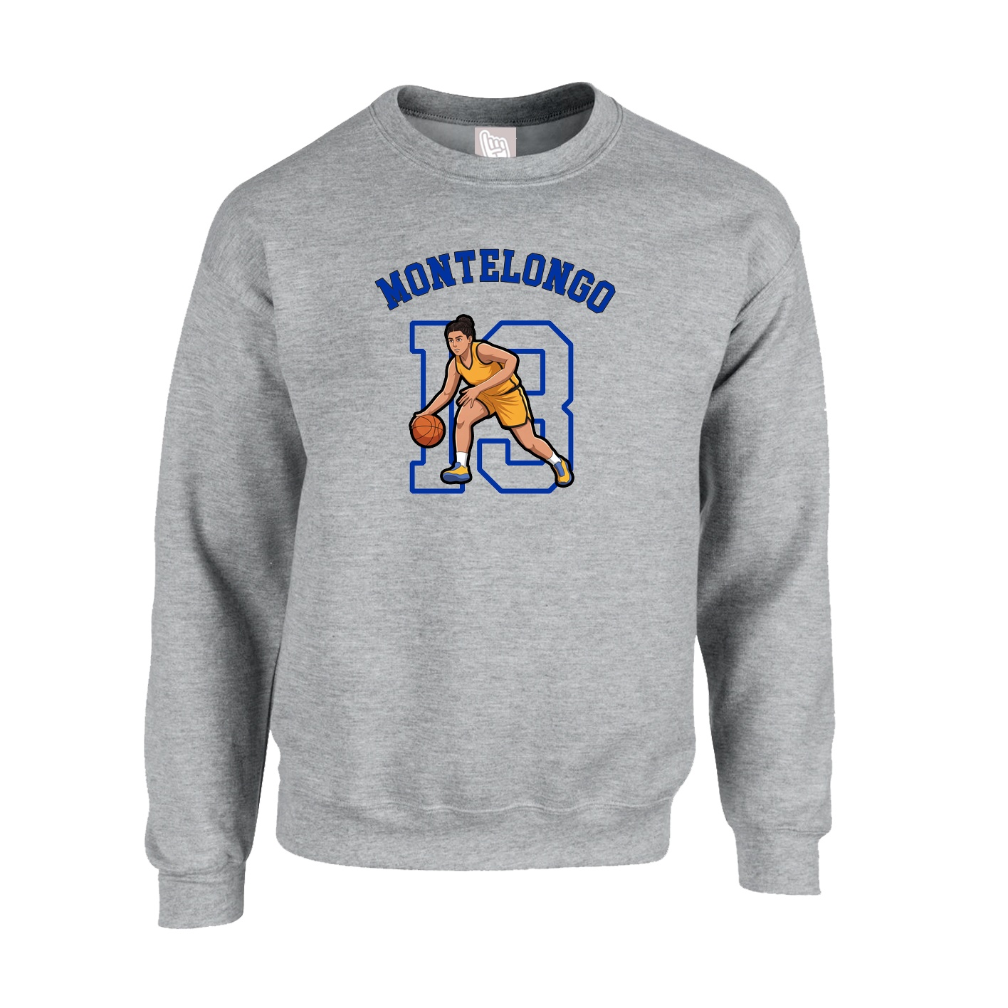 Fleece Crew — Shirsey Arch in Grey