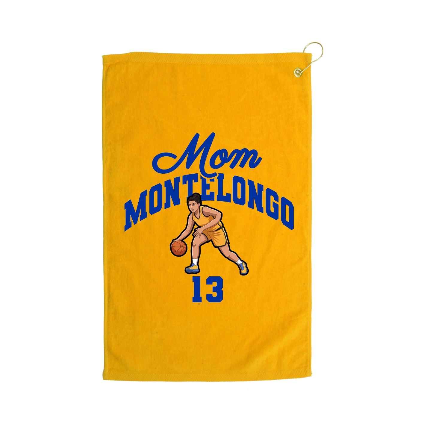 Golf Towel — Mothers Day Arch in Gold