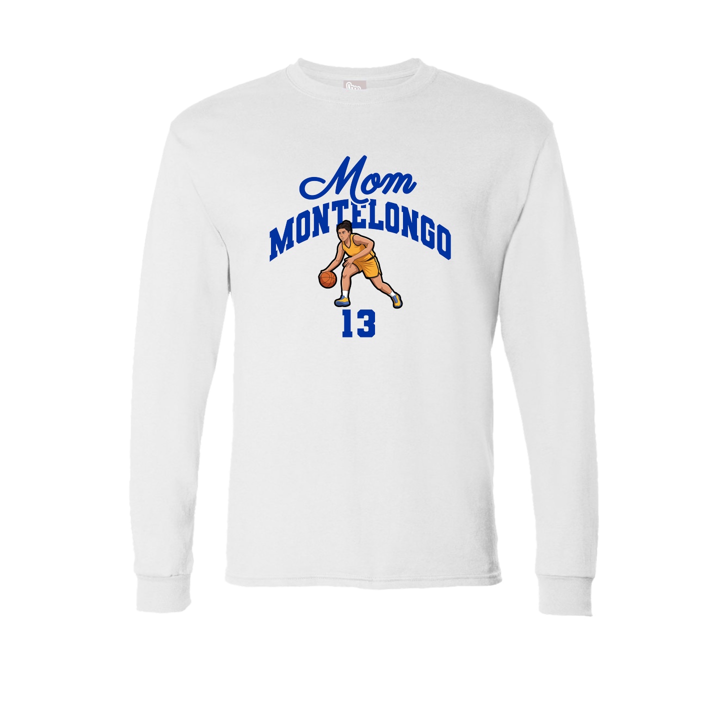 Long Sleeve Tee — Mothers Day Arch in White