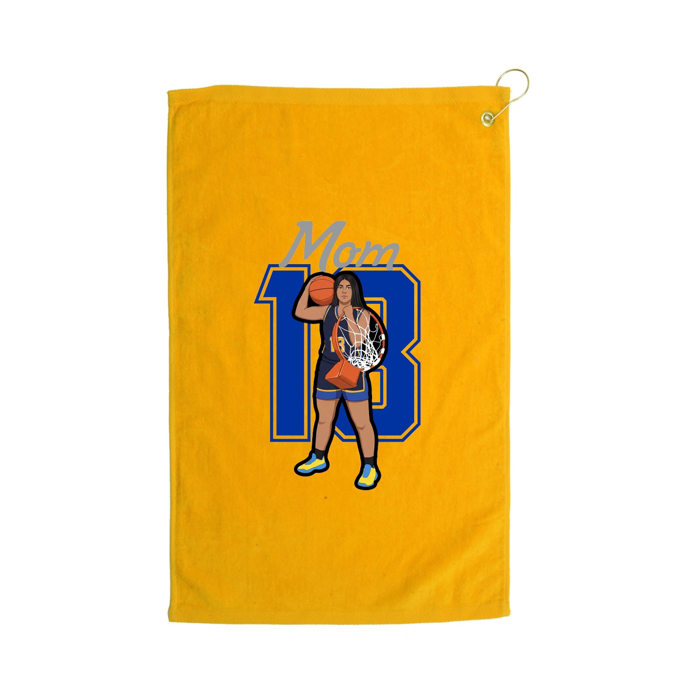 Golf Towel — Mothers Day Shirsey in Gold