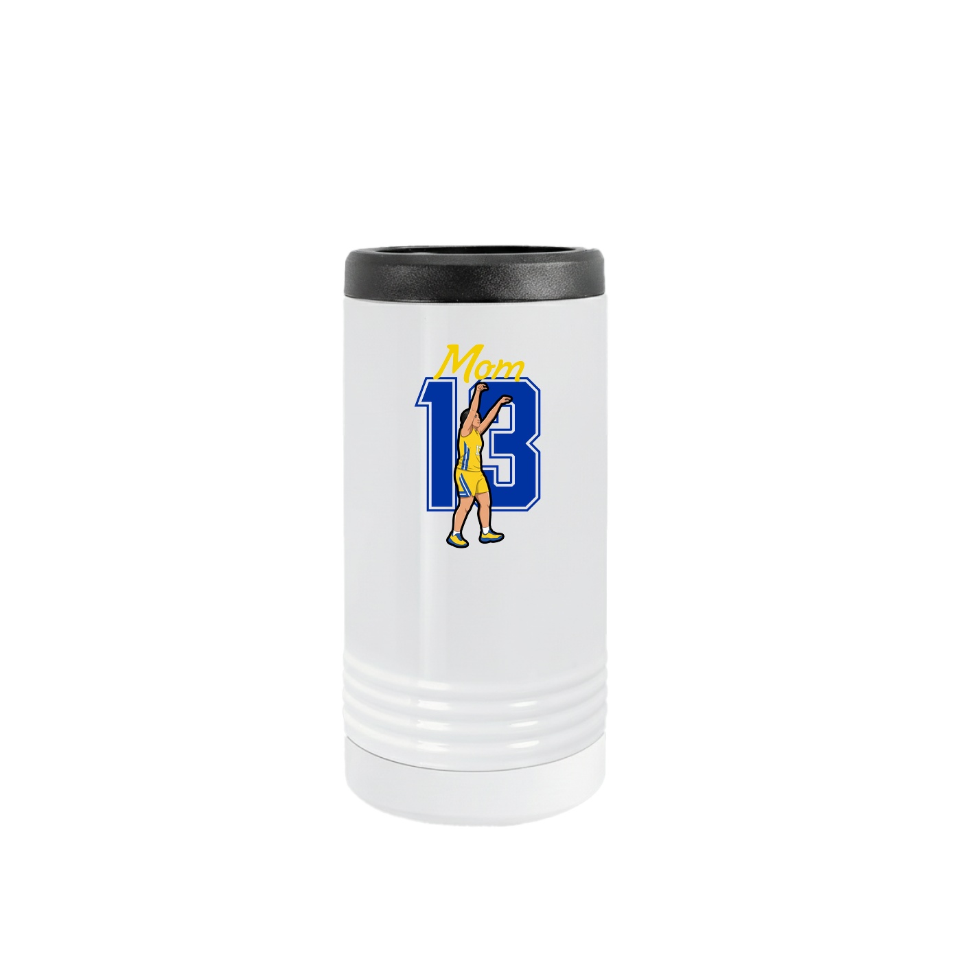 Slim Beverage Holder — Mothers Day Shirsey in White