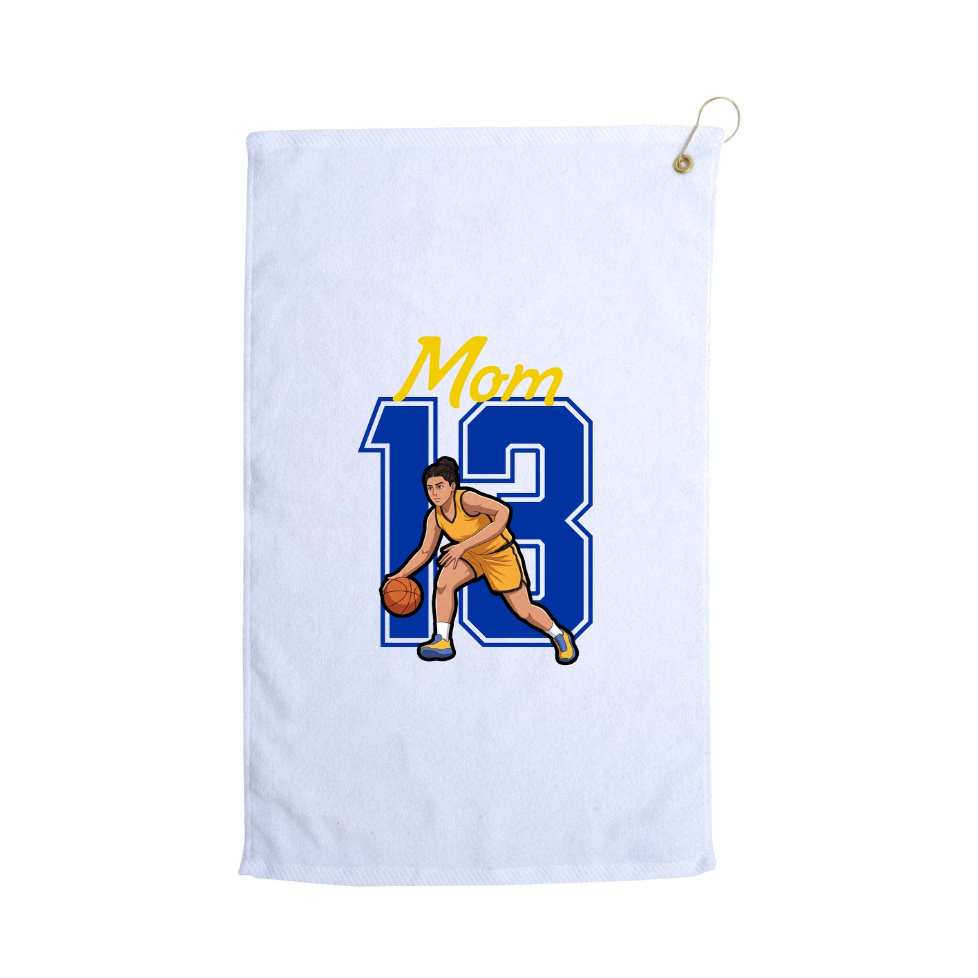 Golf Towel — Mothers Day Shirsey in White