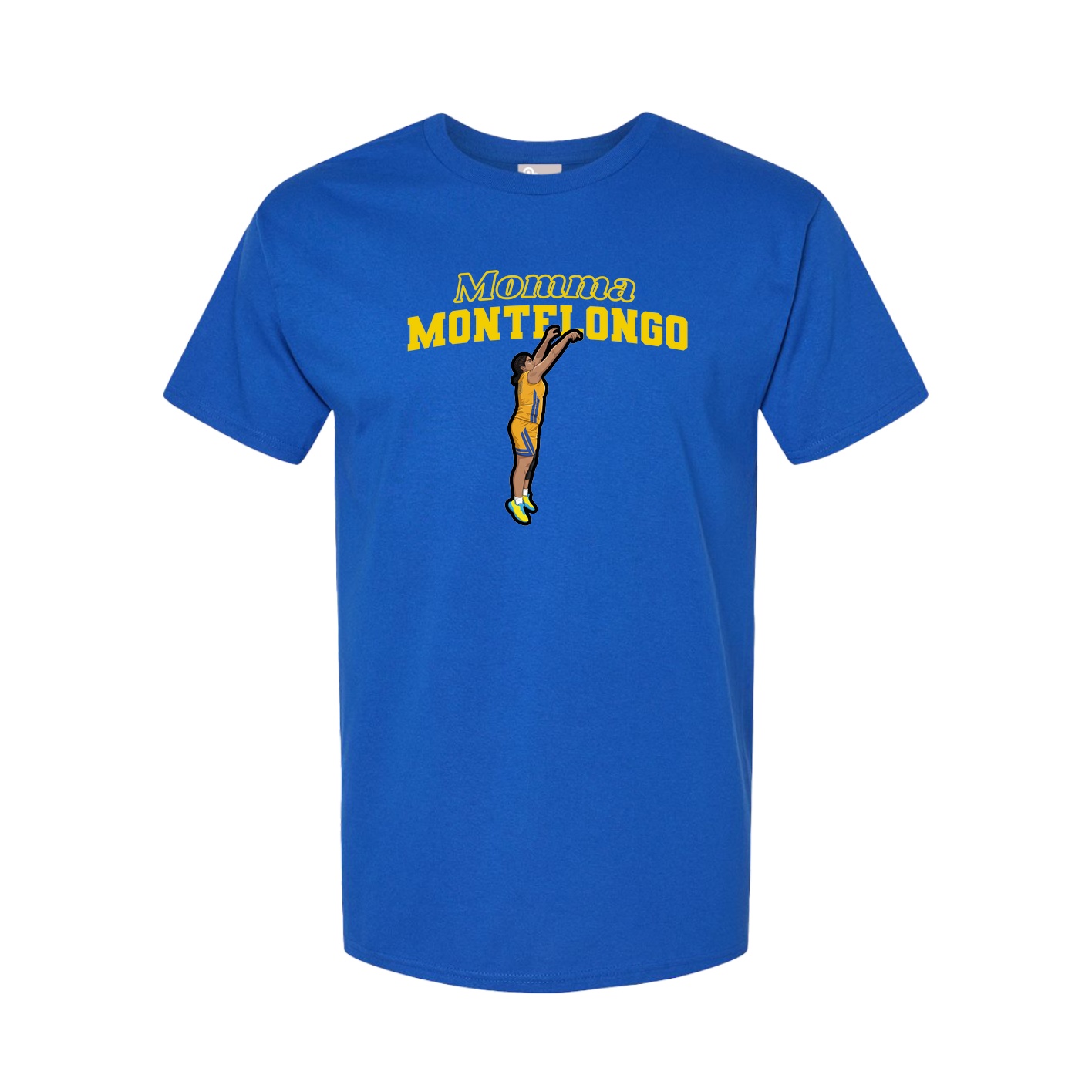 Youth Tee — Mothers Day Block in Royal