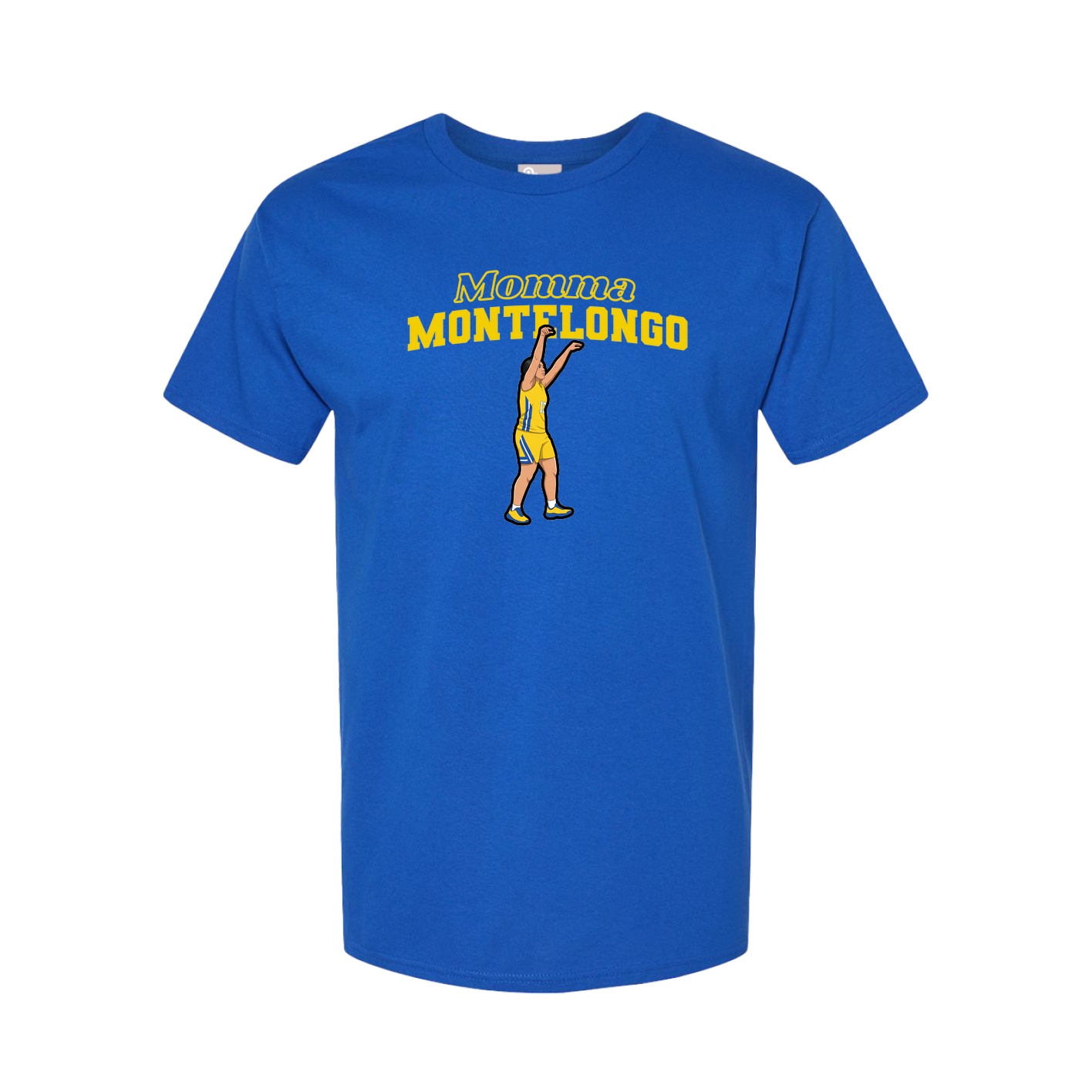 Youth Tee — Mothers Day Block in Royal