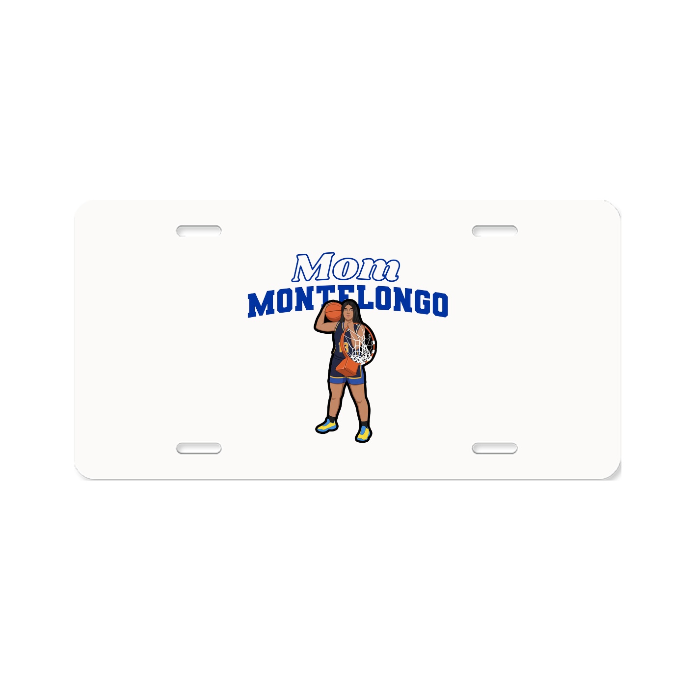 License Plate — Mothers Day Block in Classic