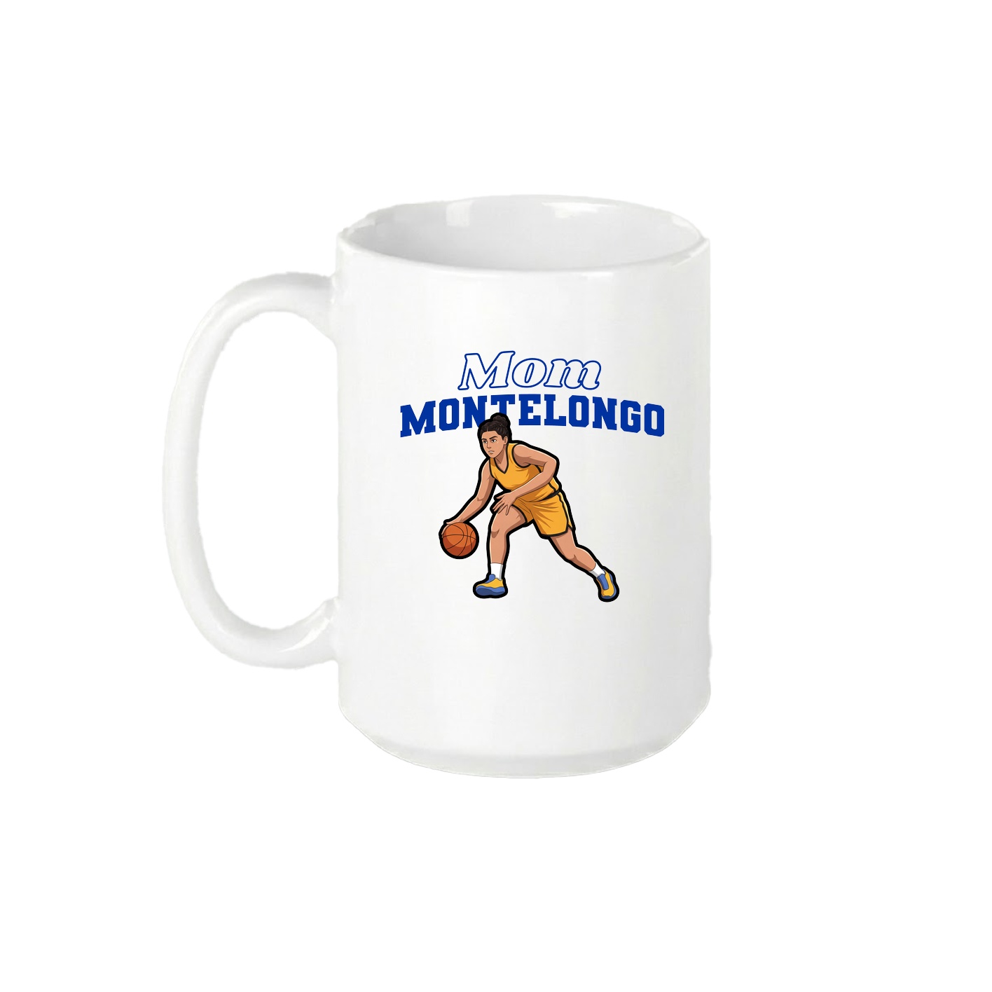 15oz Coffee Mug — Mothers Day Block in White