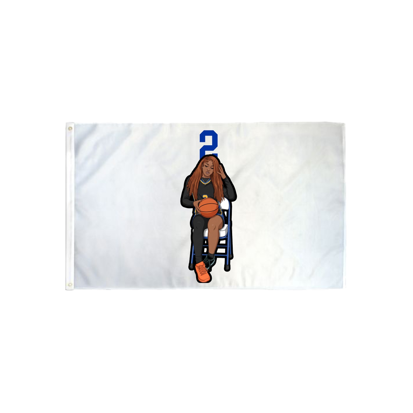 3x5 Flag — Number Top in Classic