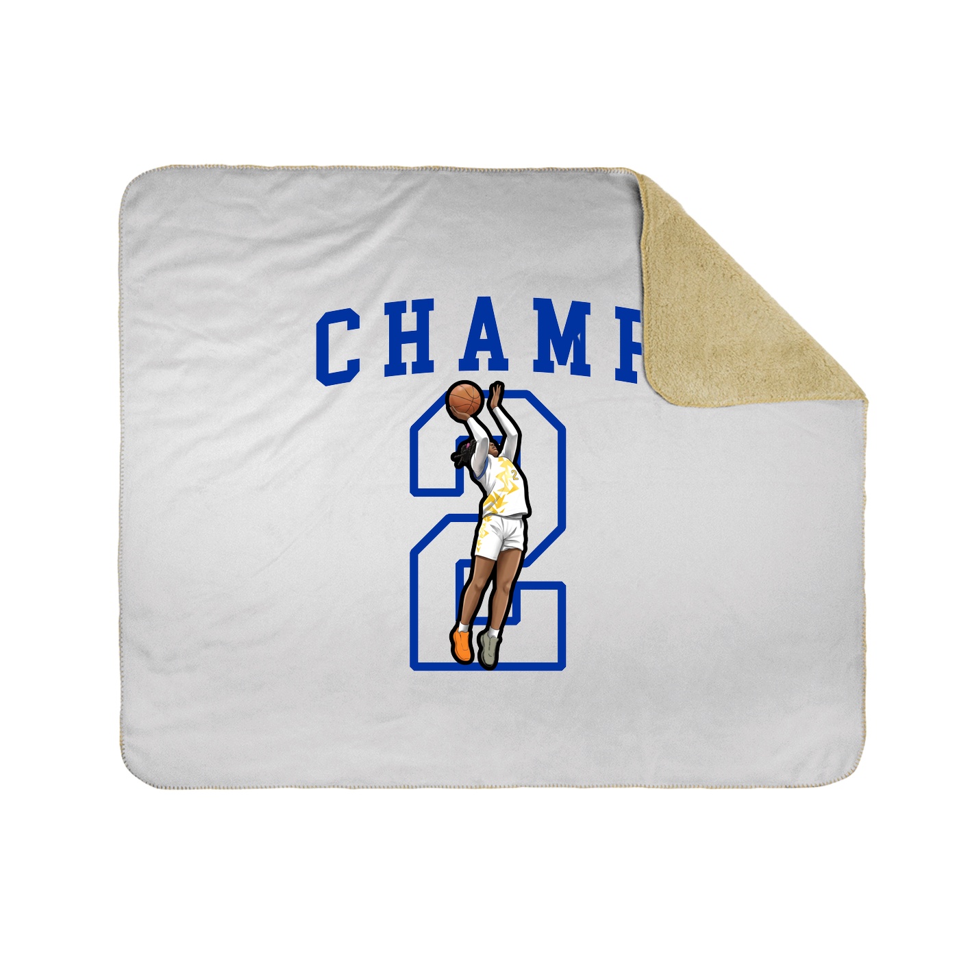 Throw Blanket — Shirsey in White