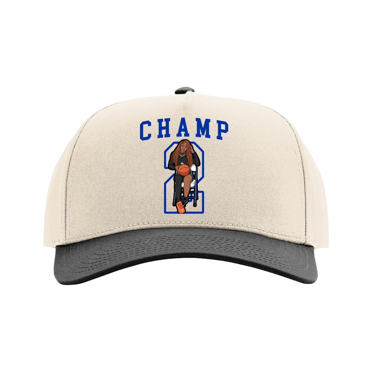 Full Fabric Five-Panel Champ Cap