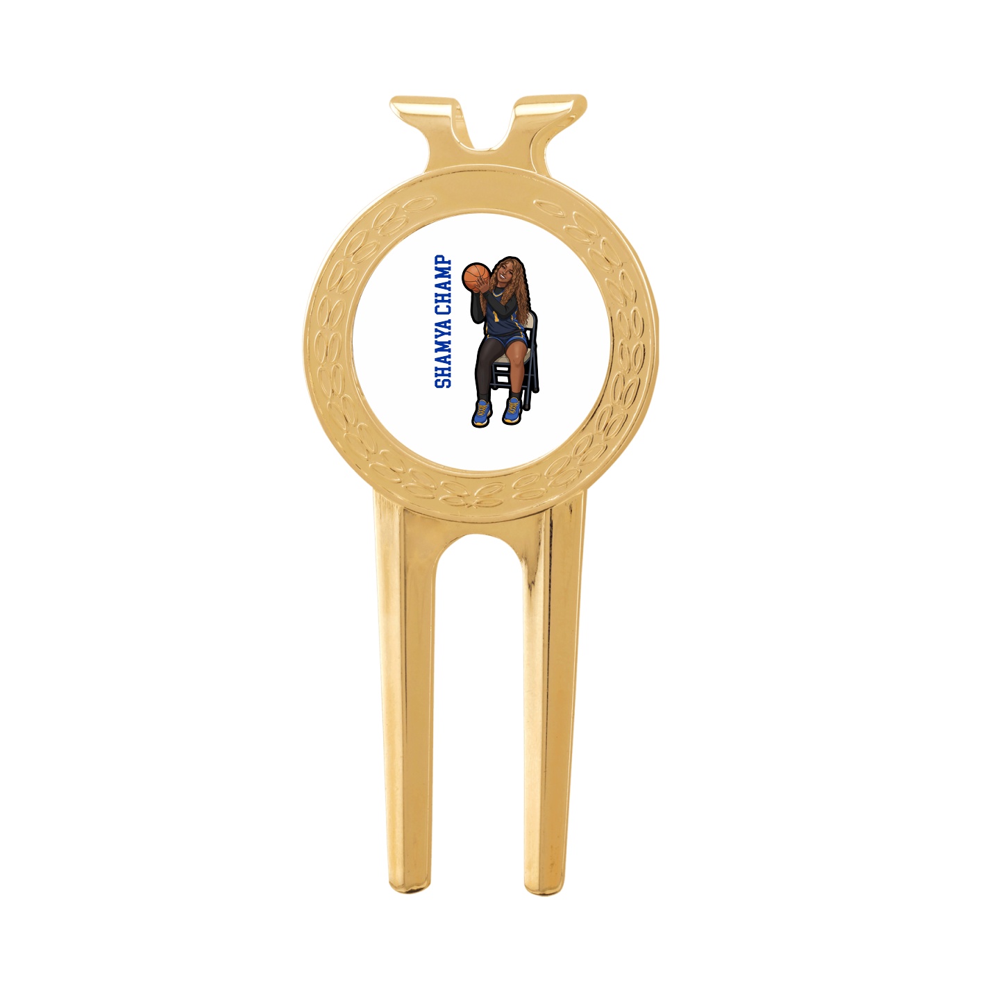 Divot Tool with Ball Marker — Name Vertical in Classic