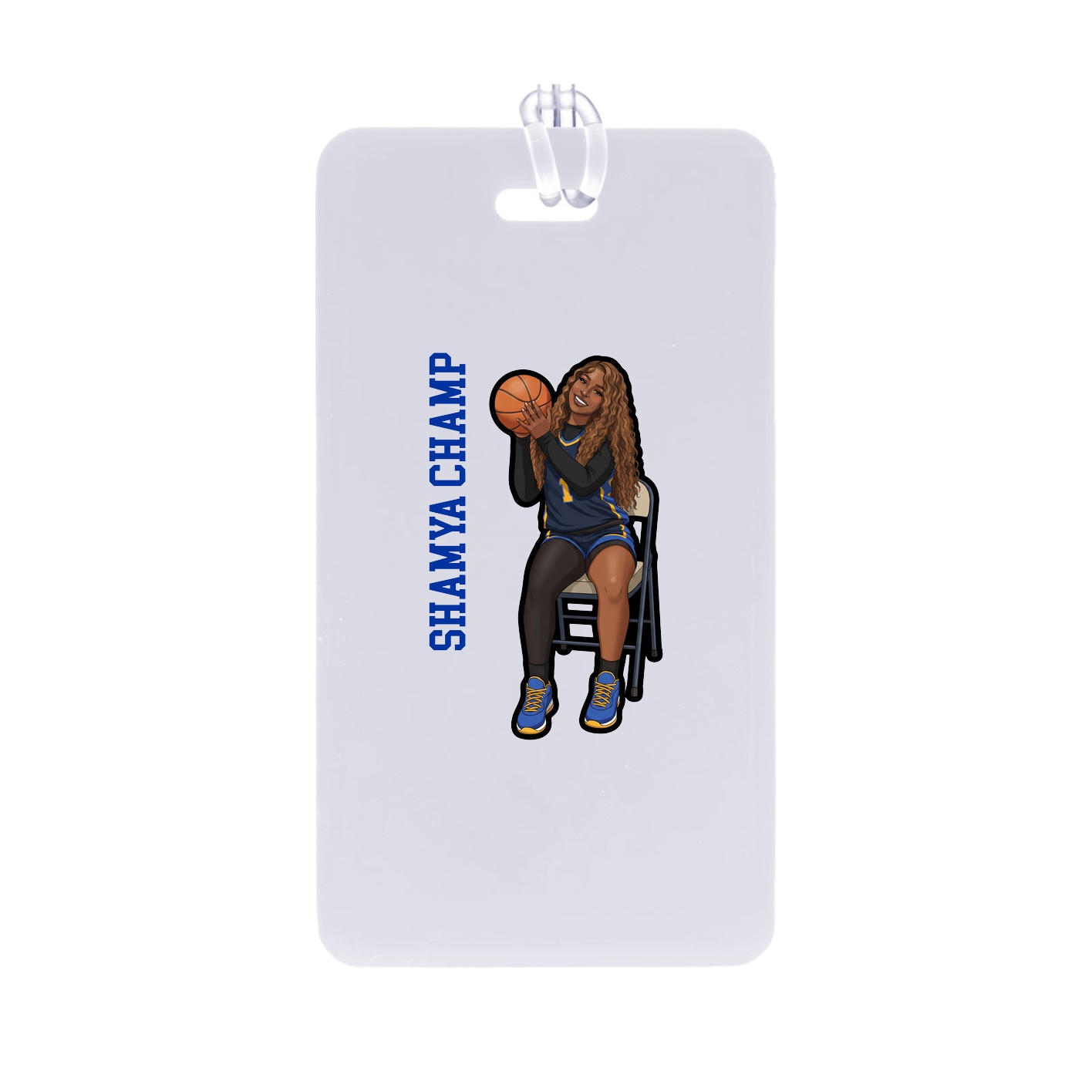Bag Tag — Name Vertical in Classic