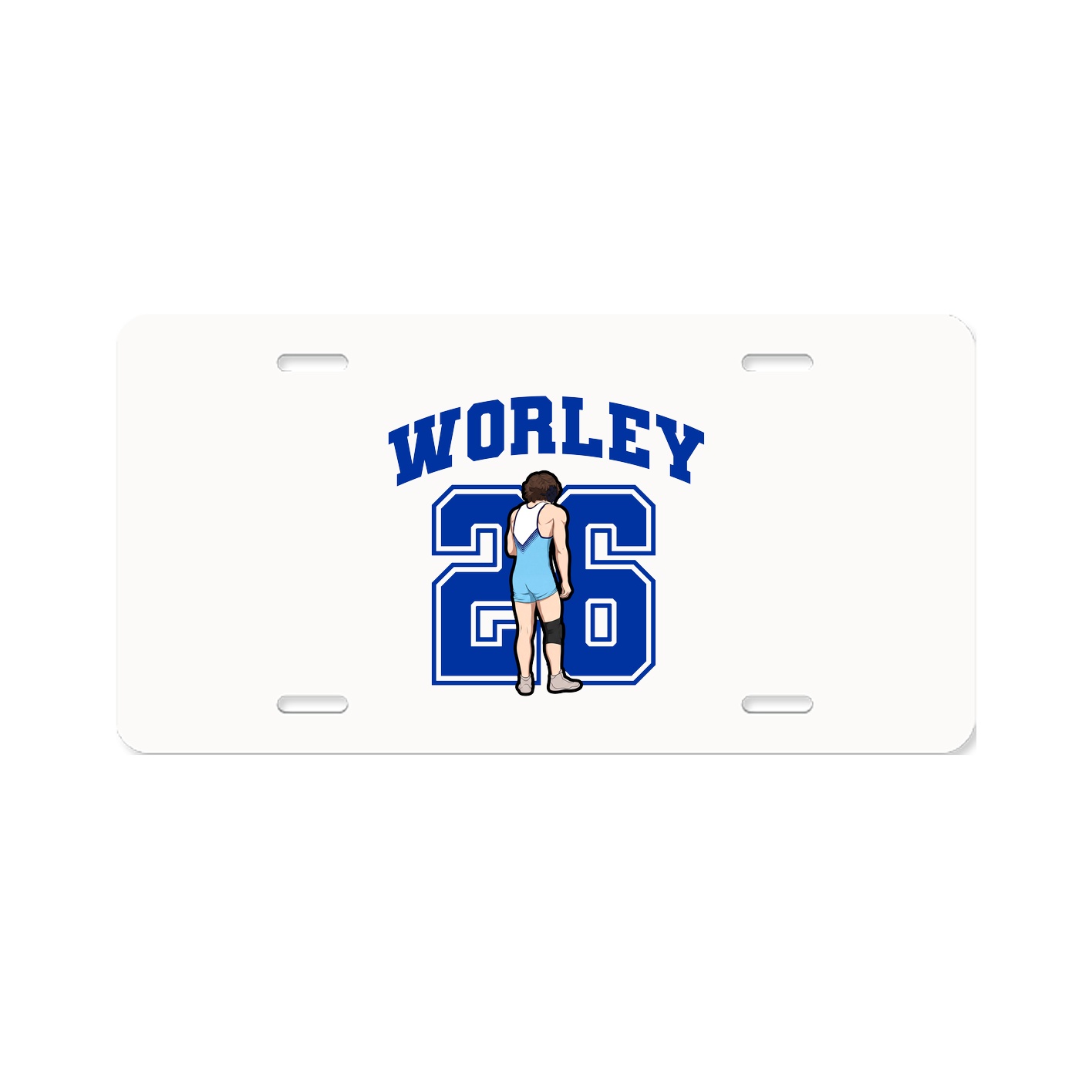 License Plate — Number in Classic