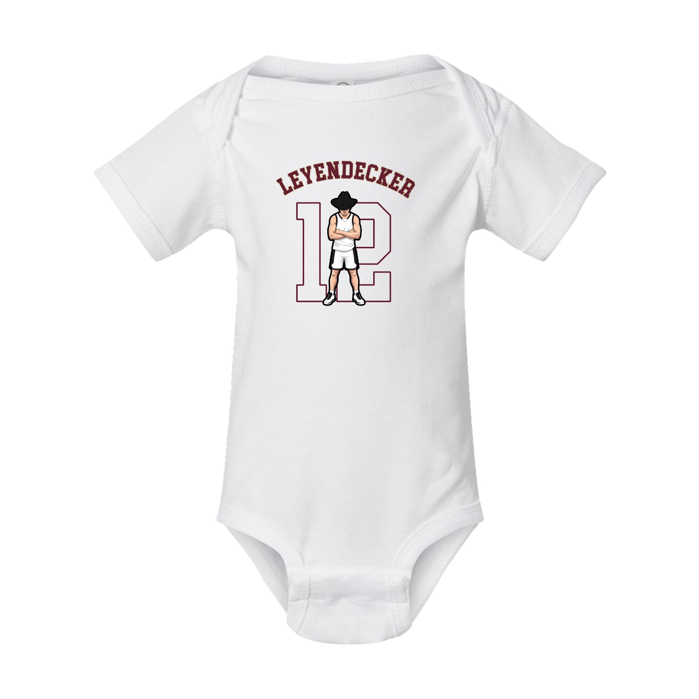Baby Onesie — Shirsey Arch in White