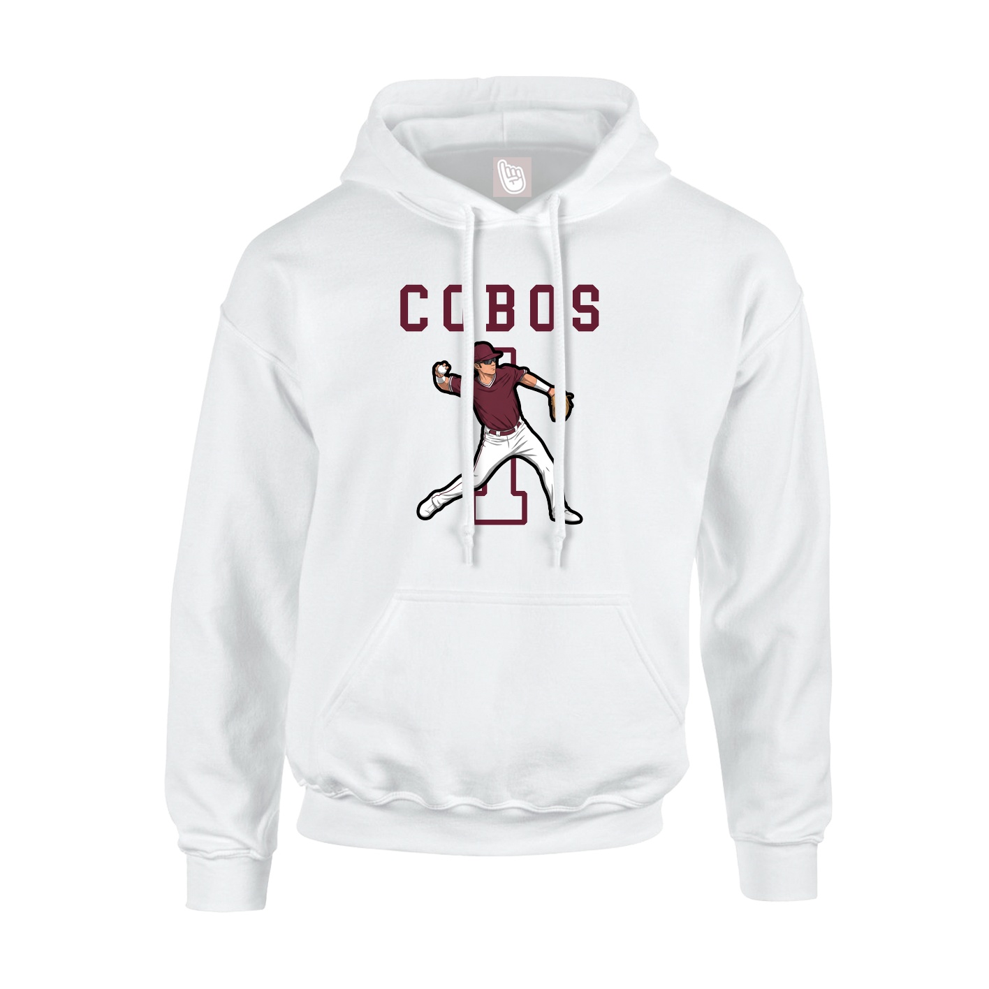 Hoodie — Shirsey in White