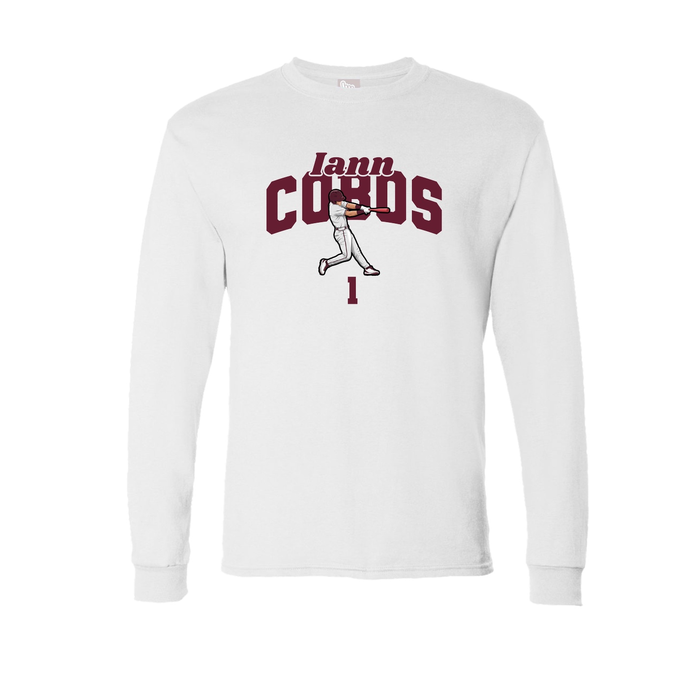 Long Sleeve Tee — Signature Arch in White