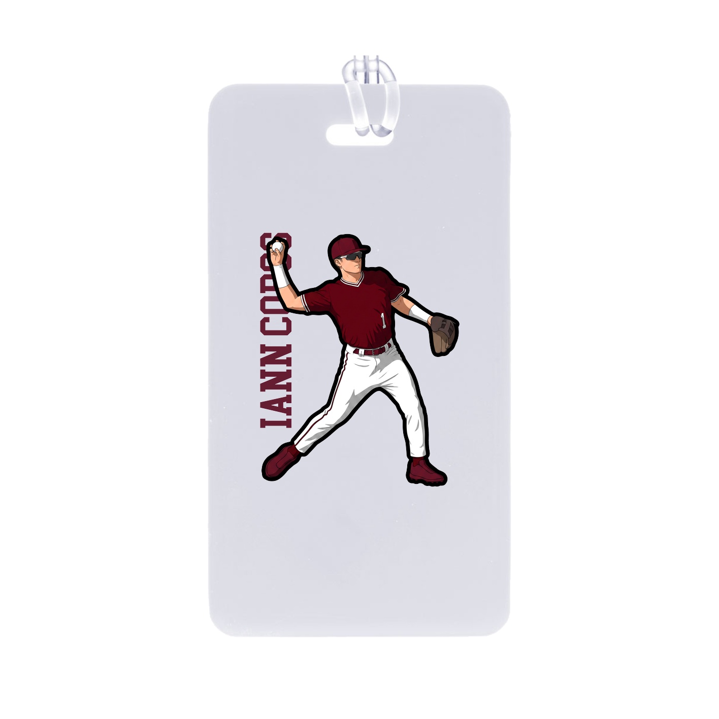 Bag Tag — Name Vertical in Classic