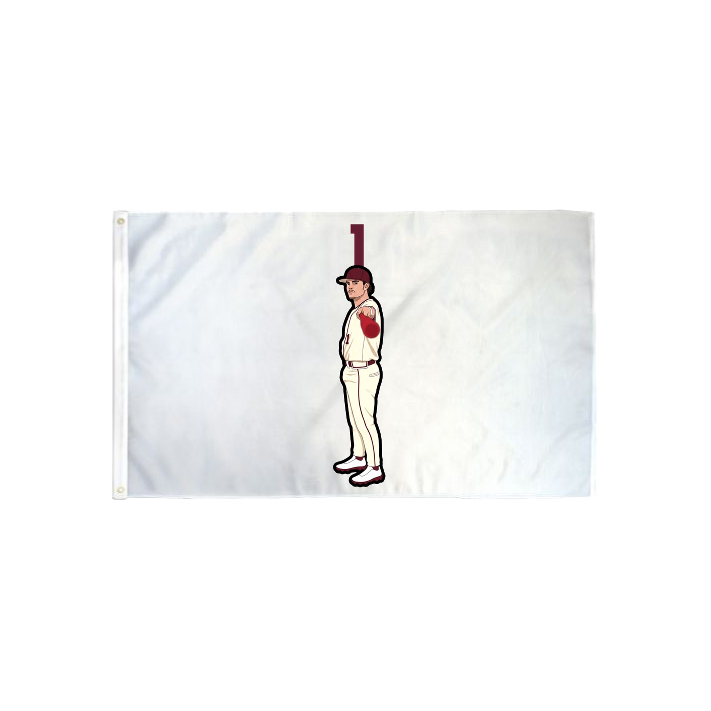 3x5 Flag — Number Top in Classic