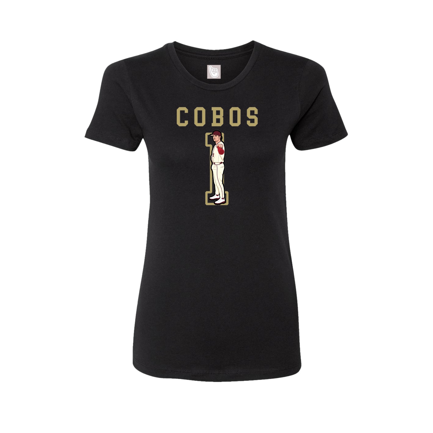 Fitted Women's Tee — Shirsey in Black