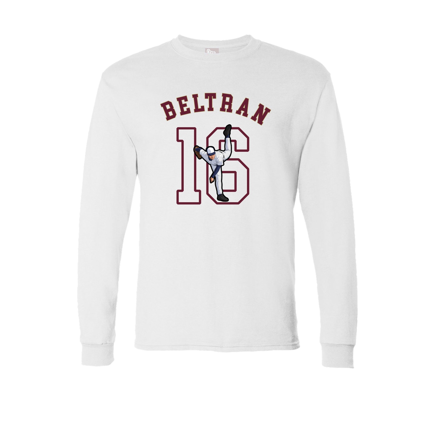 Long Sleeve Tee — Shirsey Arch in White