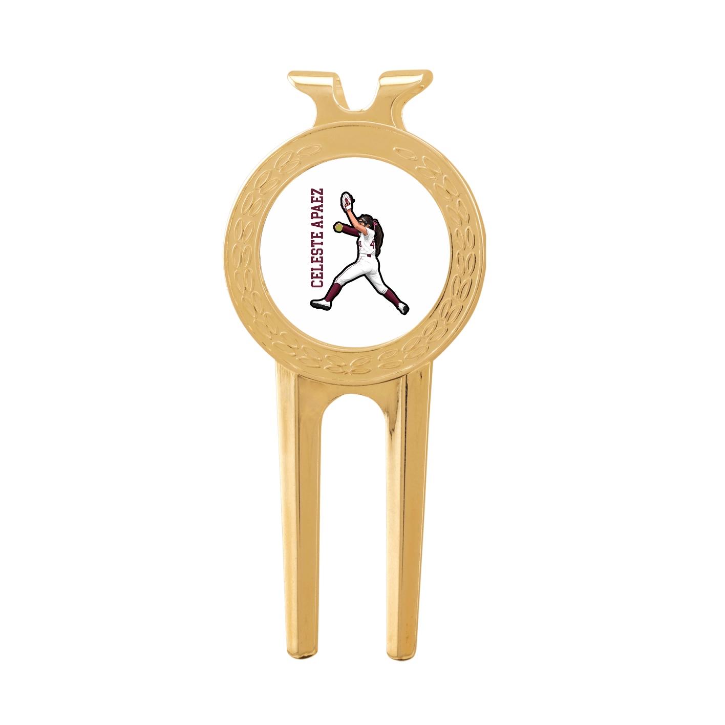 Divot Tool with Ball Marker — Name Vertical in Classic