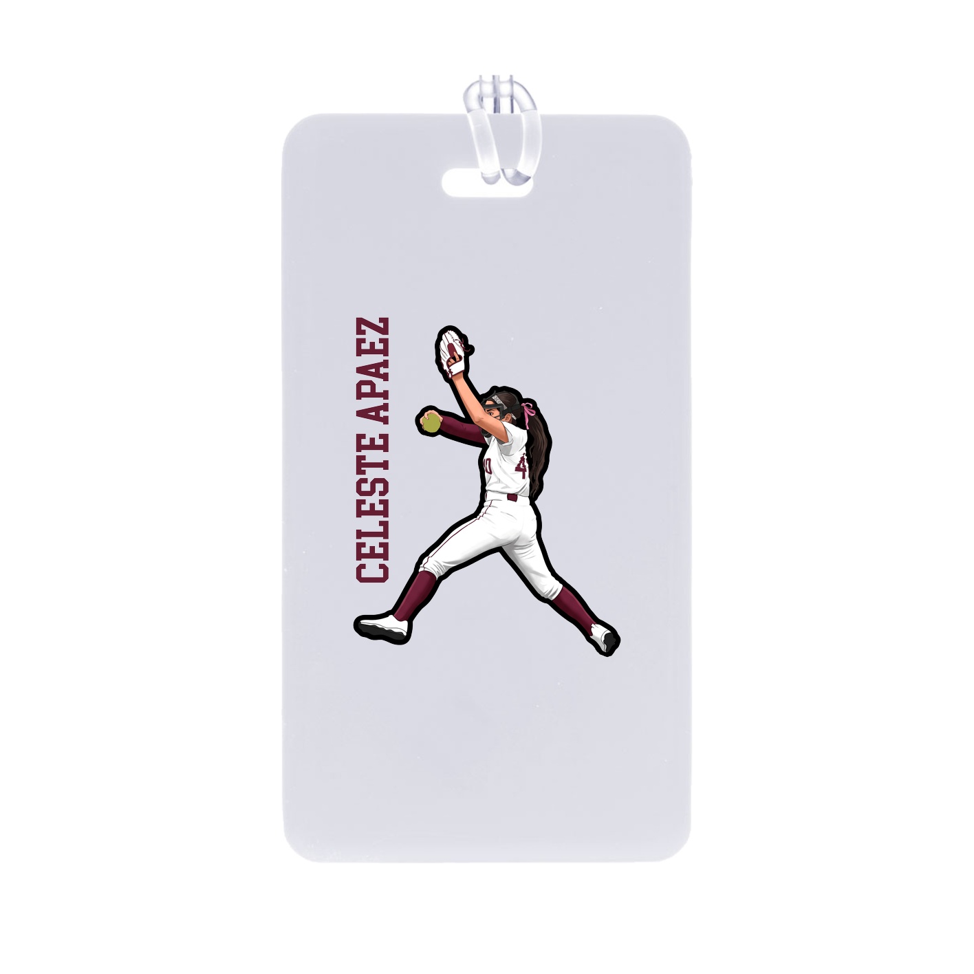 Bag Tag — Name Vertical in Classic