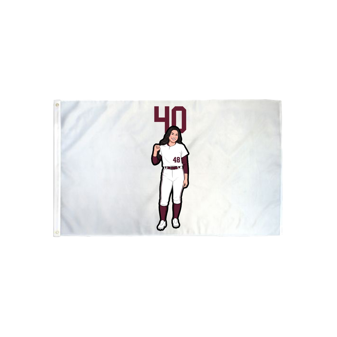 3x5 Flag — Number Top in Classic