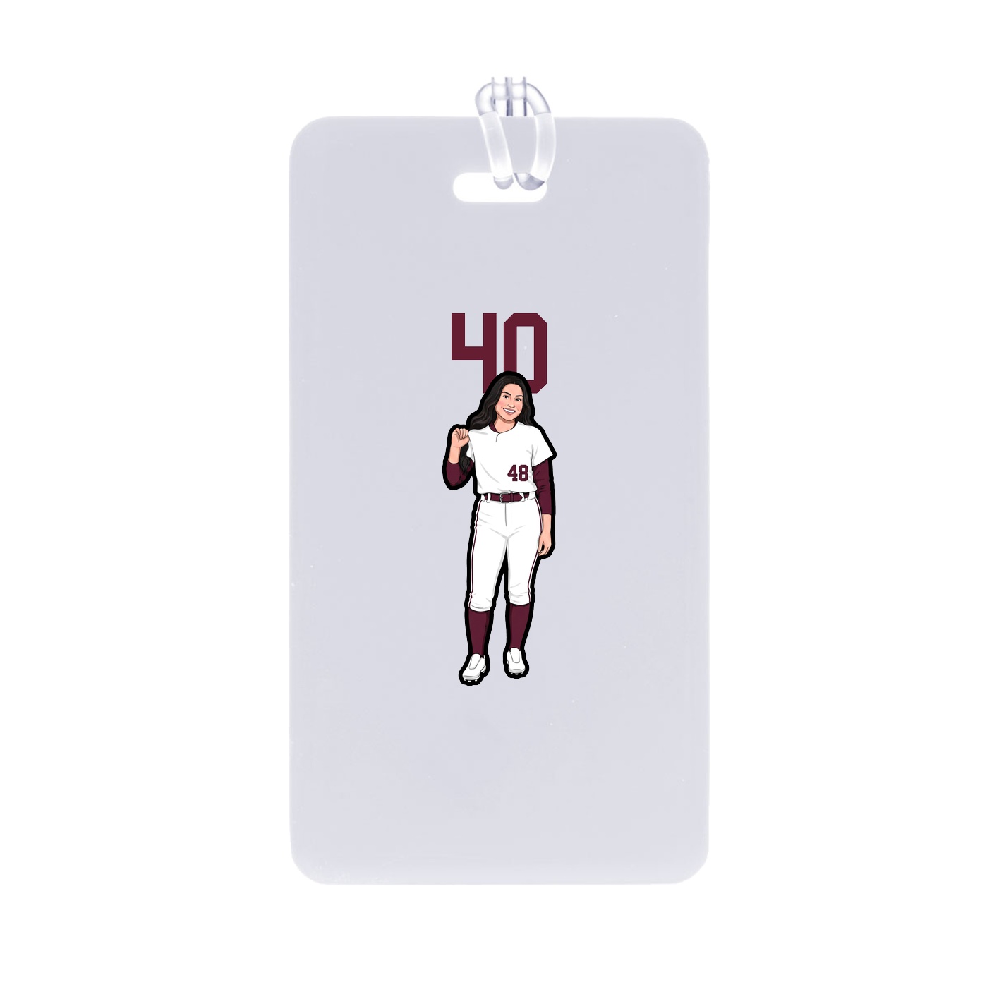 Bag Tag — Number Top in Classic