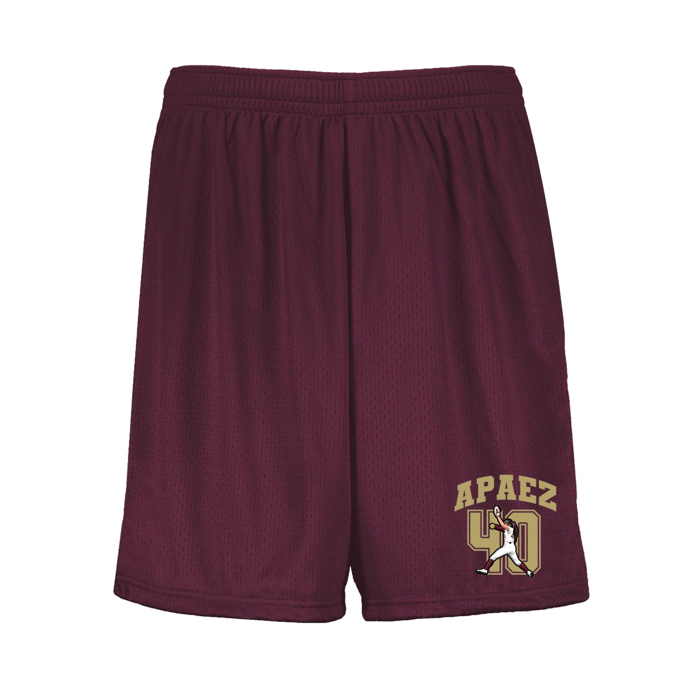 Shorts — Number in Maroon