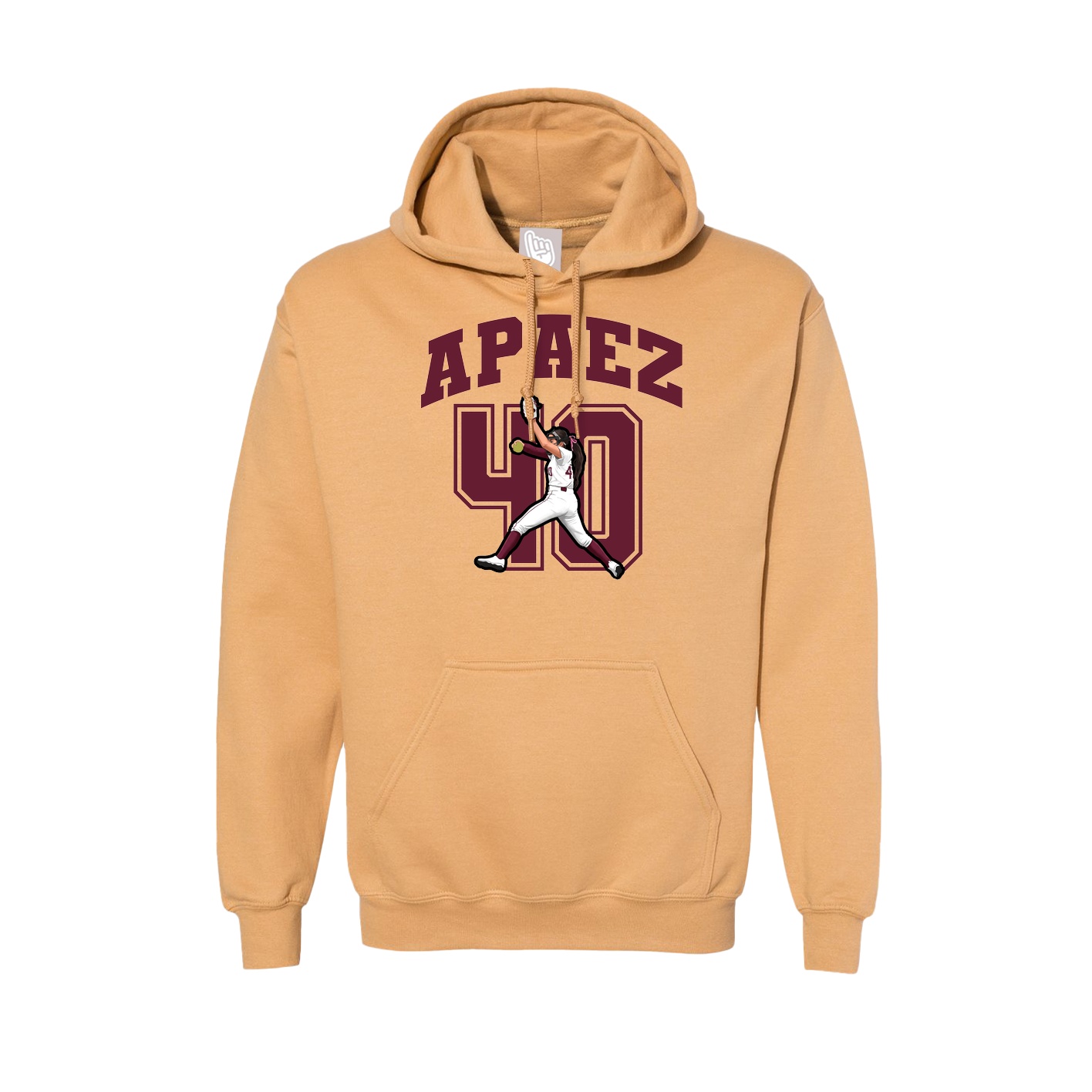 Hoodie — Number in Vegas Gold
