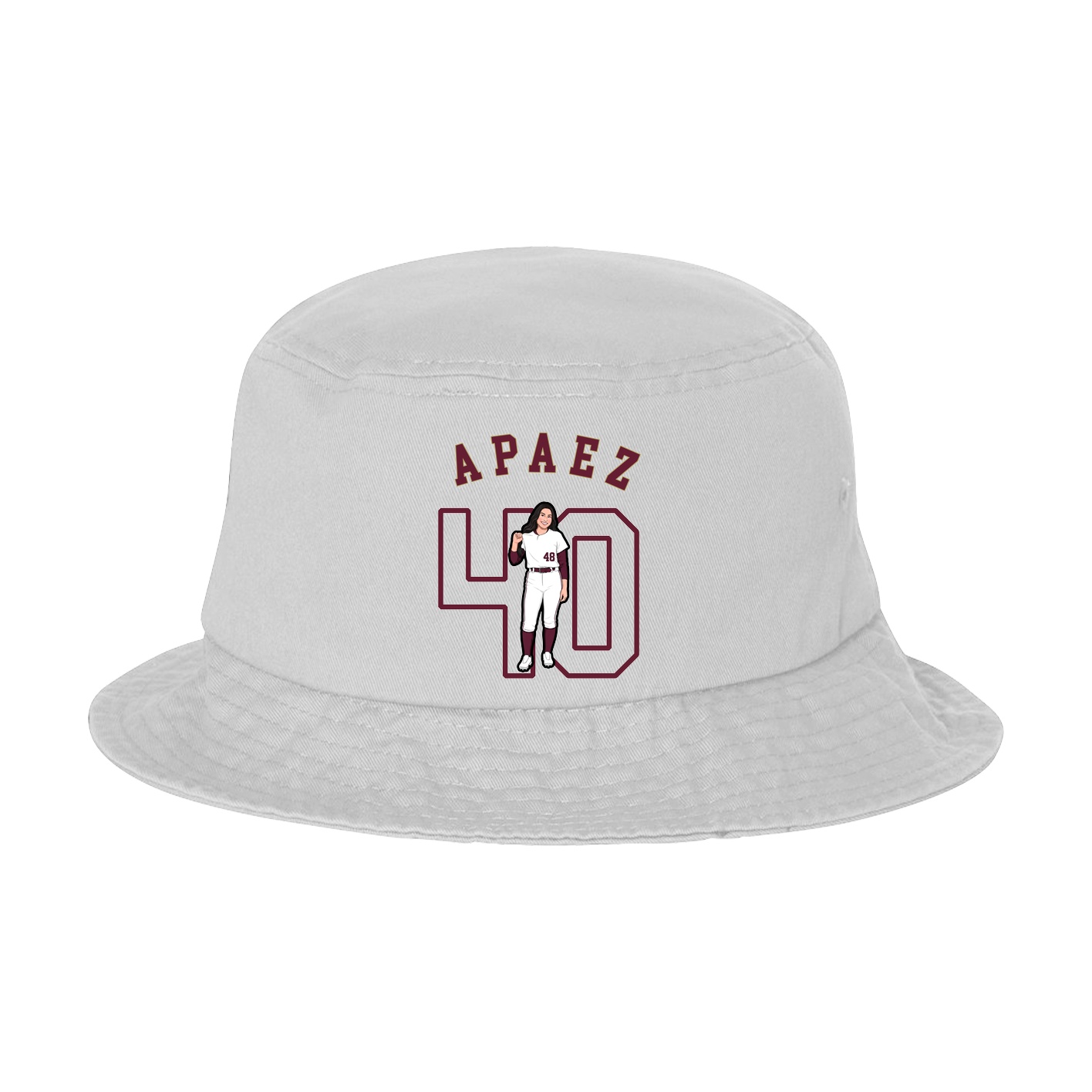 Bucket Cap — Shirsey Arch in White