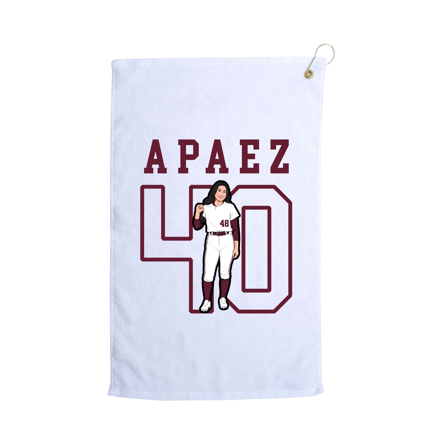 Golf Towel — Shirsey in White