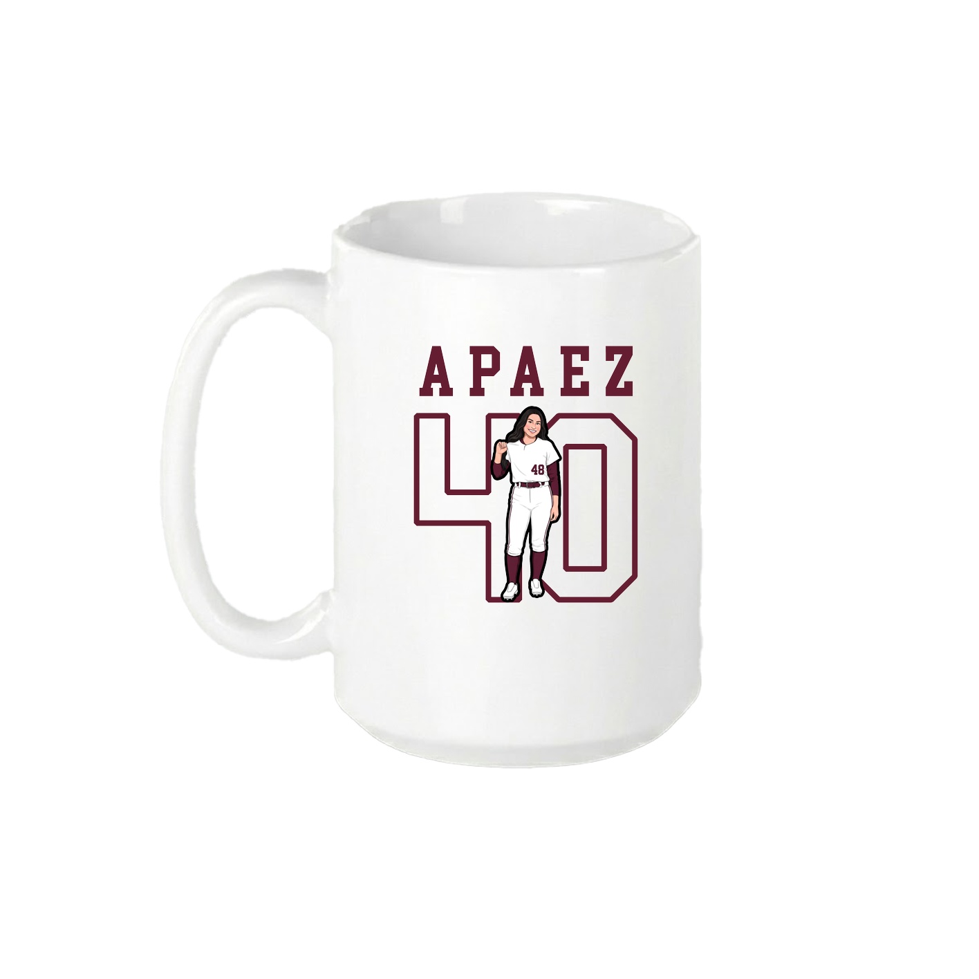 15oz Coffee Mug — Shirsey in White