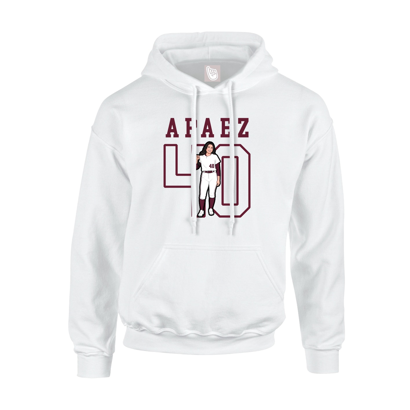 Youth Hoodie — Shirsey in White